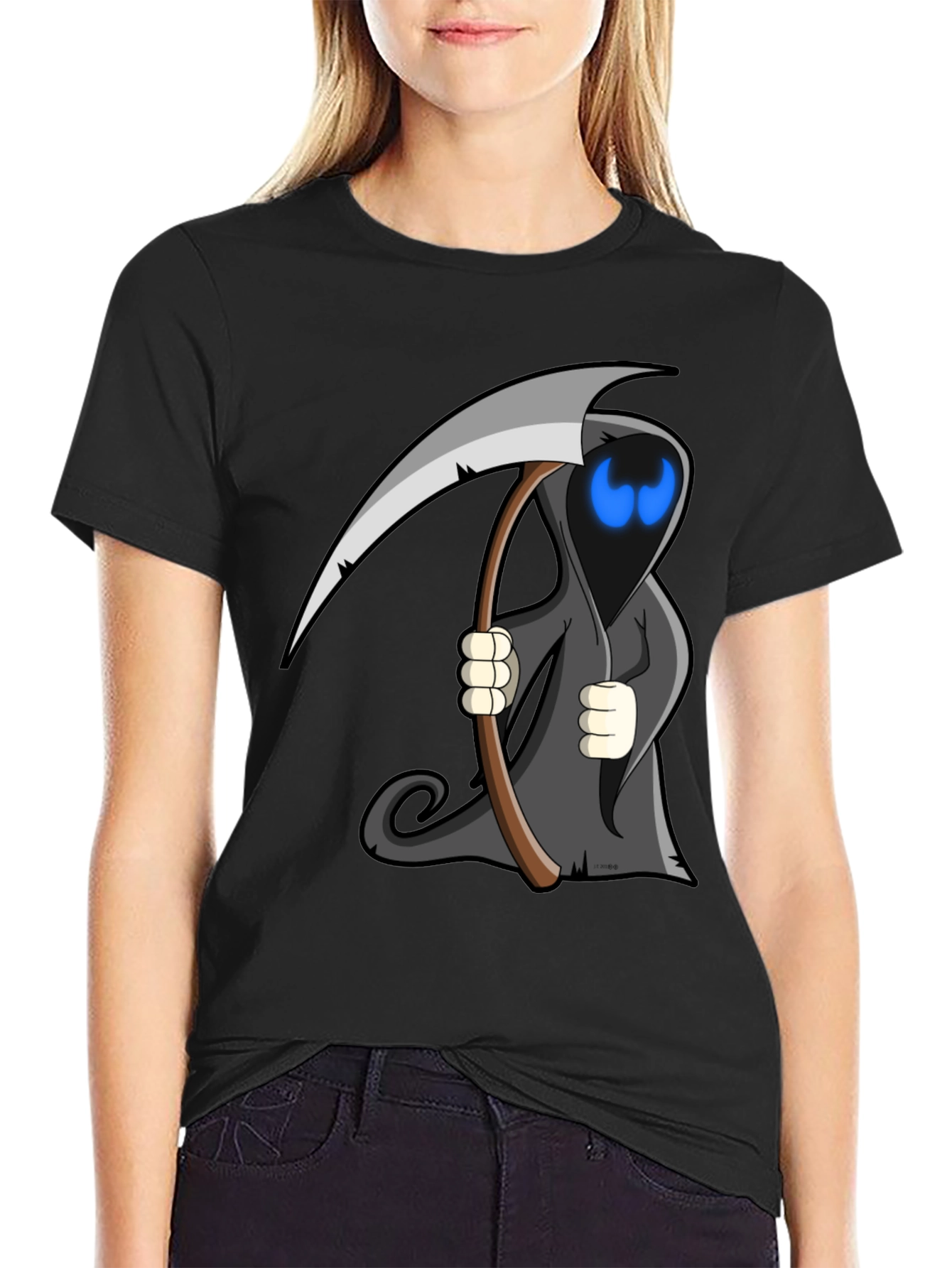 Grim Reaper T-Shirt - Mens Black Graphic Tee