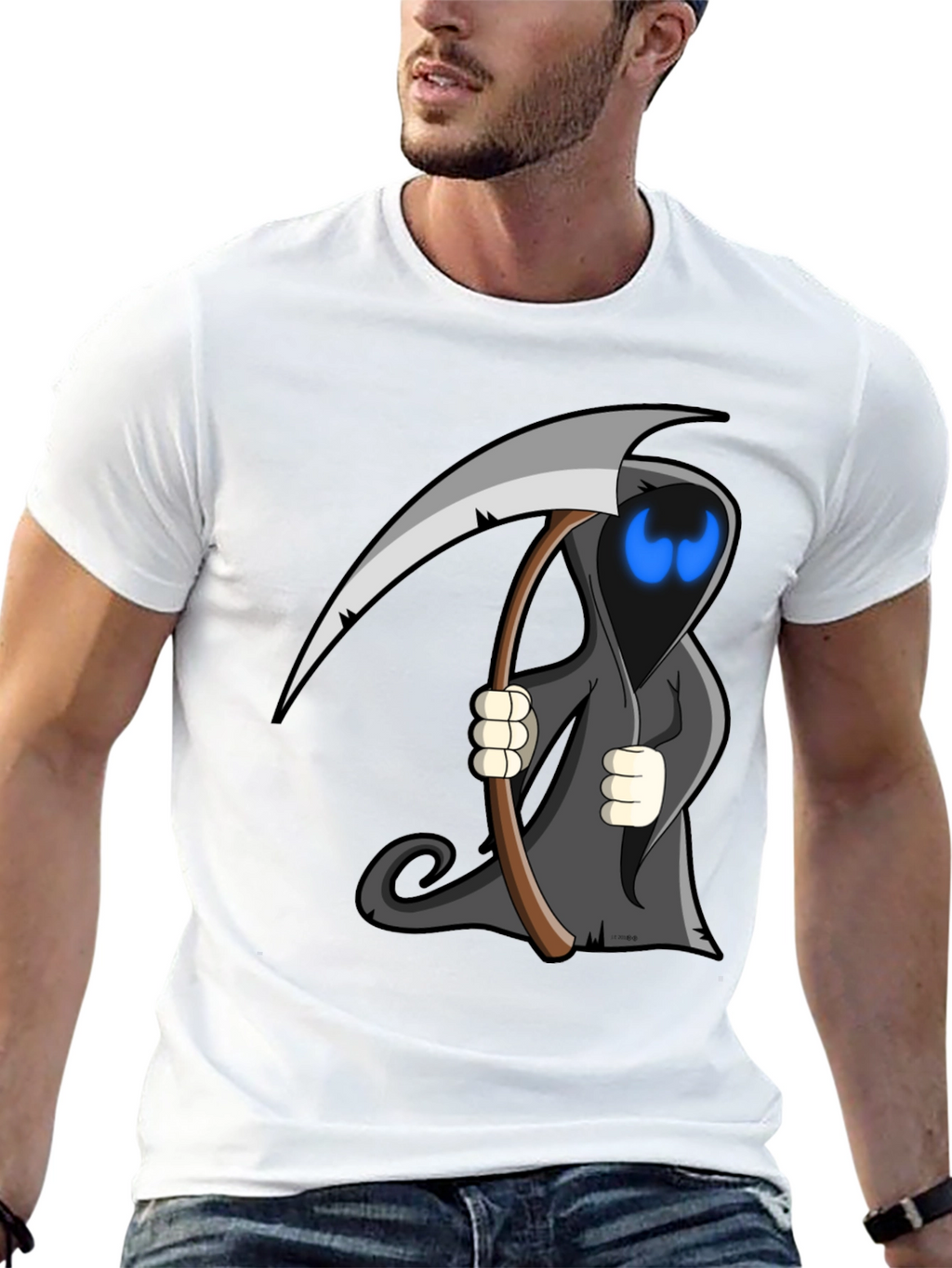 Grim Reaper T-Shirt - Mens Black Graphic Tee