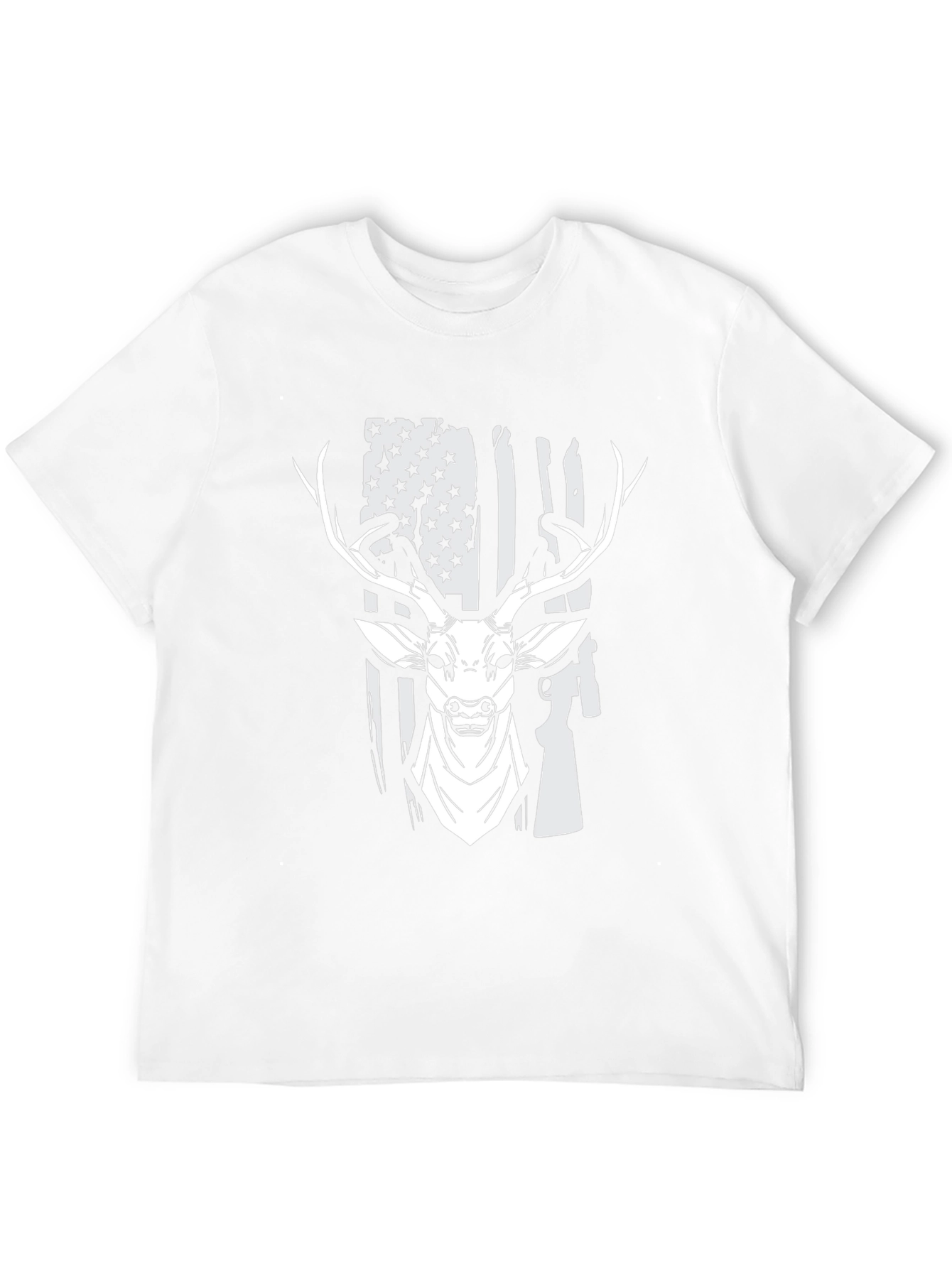 American Flag Deer Hunting T-Shirt