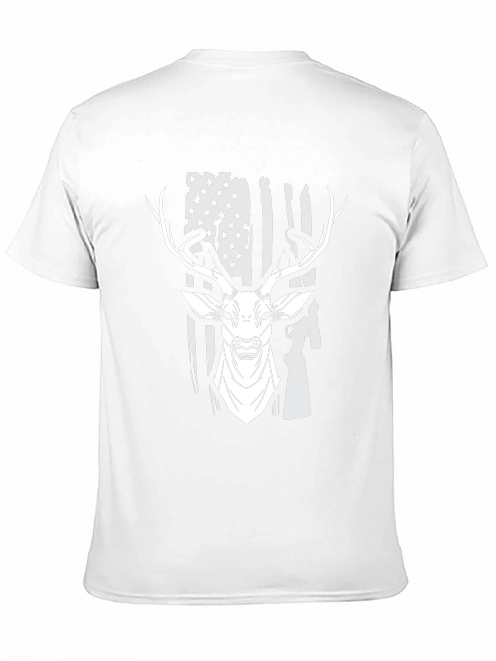 American Flag Deer Hunting T-Shirt