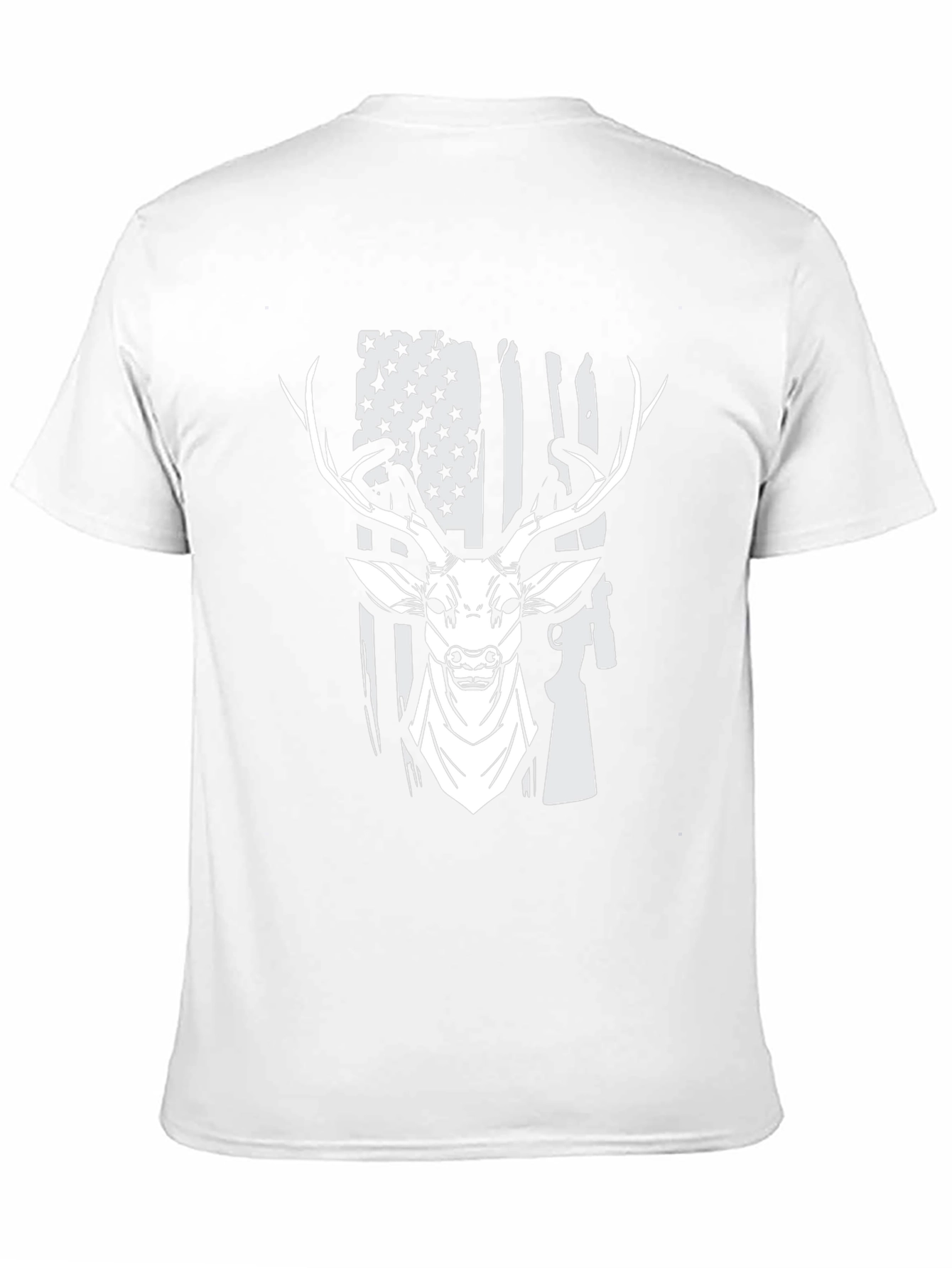 American Flag Deer Hunting T-Shirt