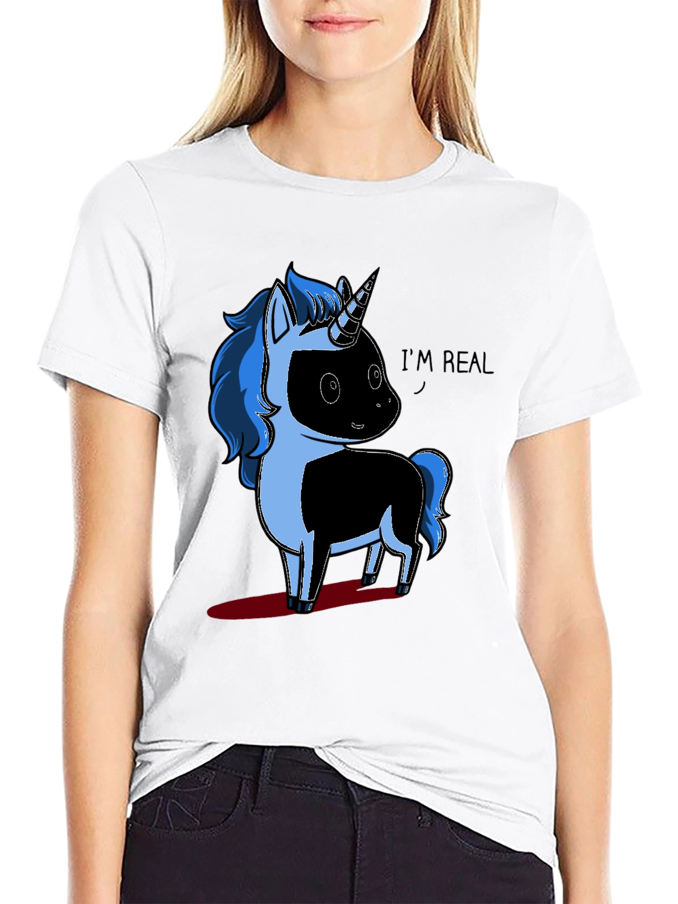 Unicorn Graphic T-Shirt - Im Real!