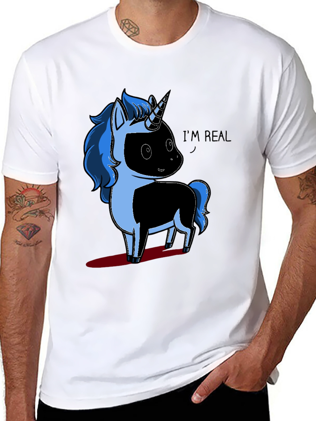 Unicorn Graphic T-Shirt - Im Real!