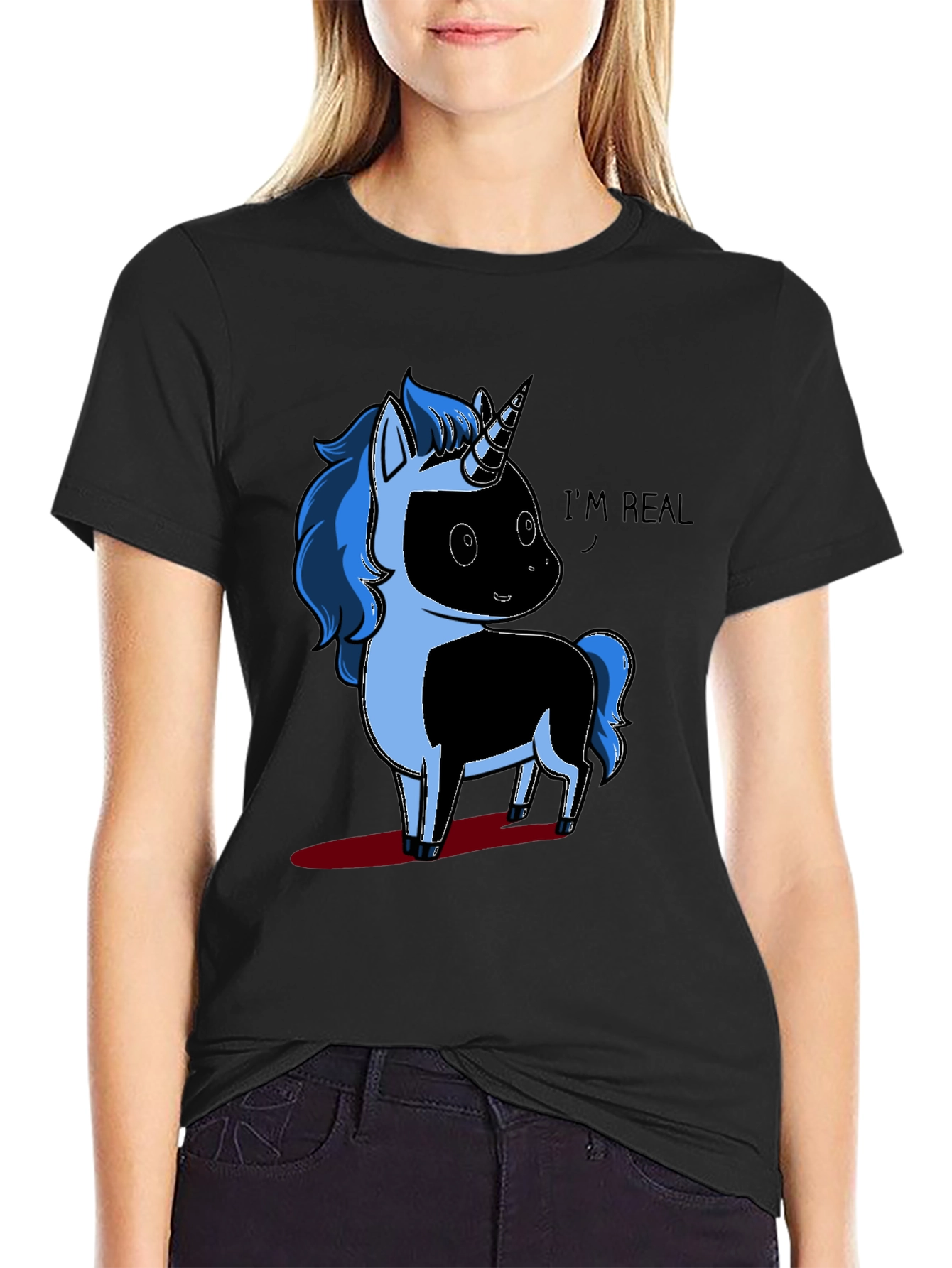 Unicorn Graphic T-Shirt - Im Real!