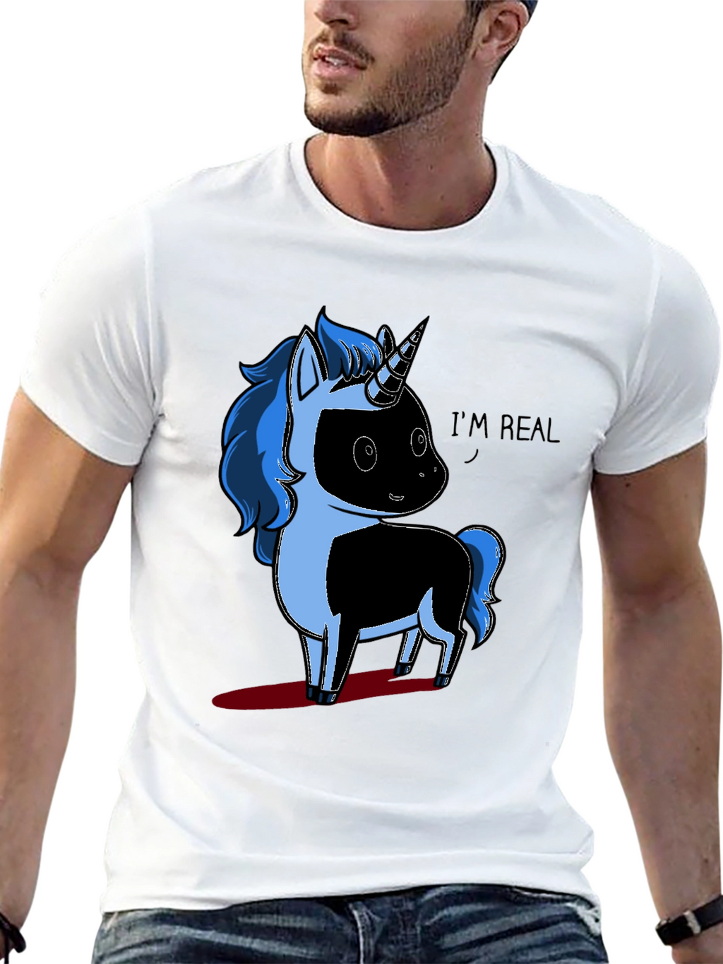 Unicorn Graphic T-Shirt - Im Real!