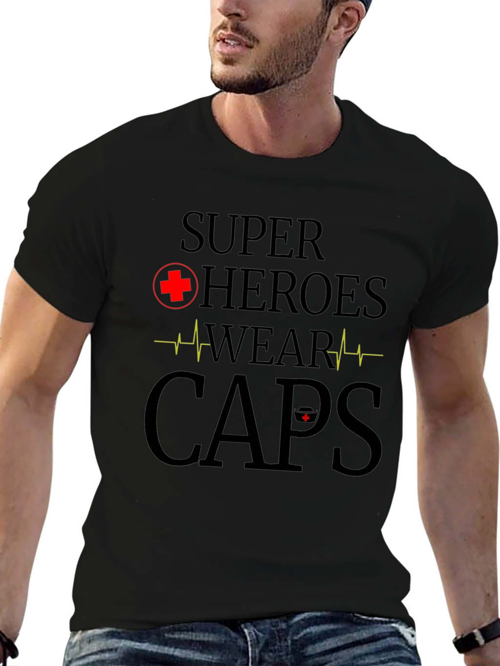 Superhero Nurse T-Shirt - Wear Caps!