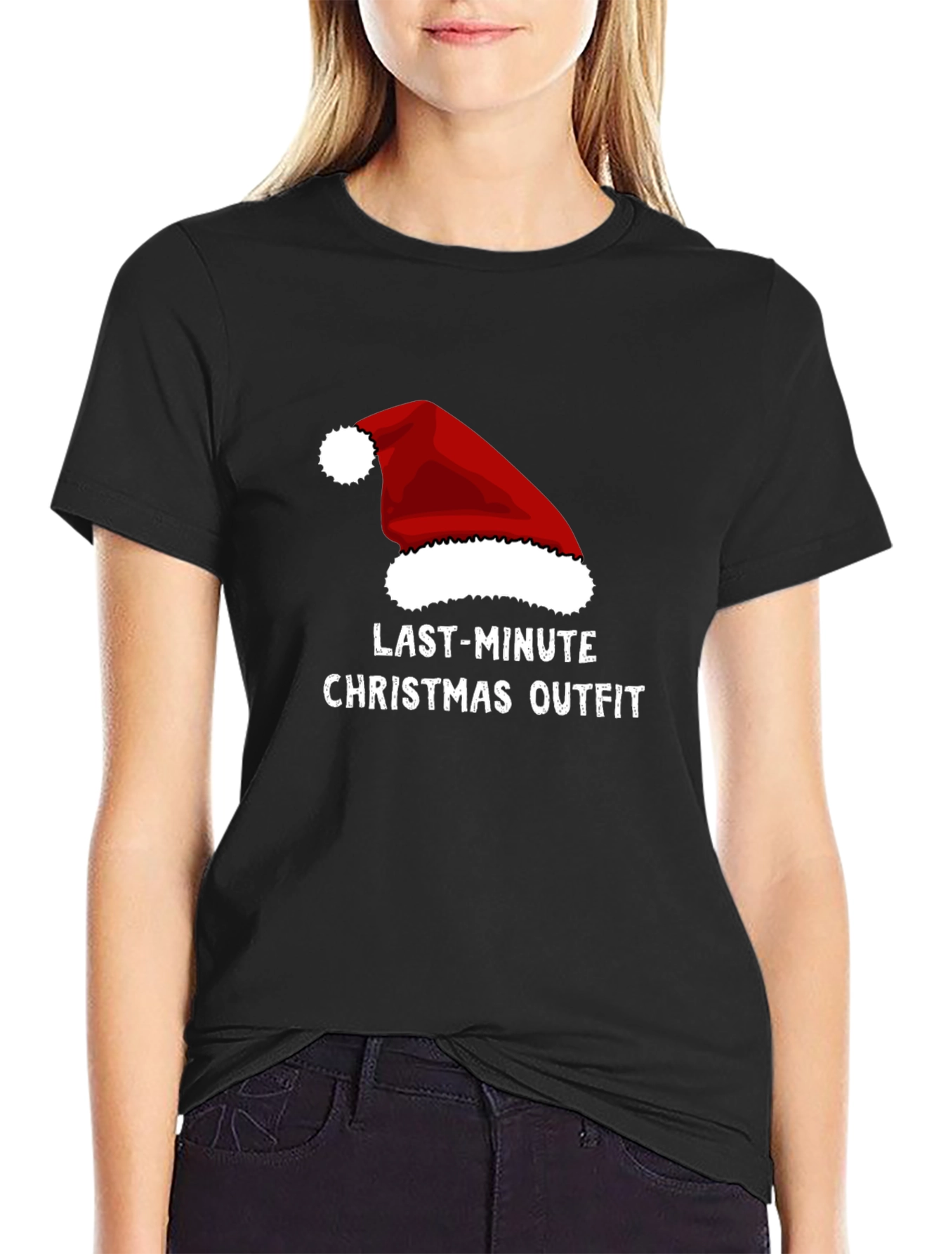 Last-Minute Christmas Outfit Graphic T-Shirt