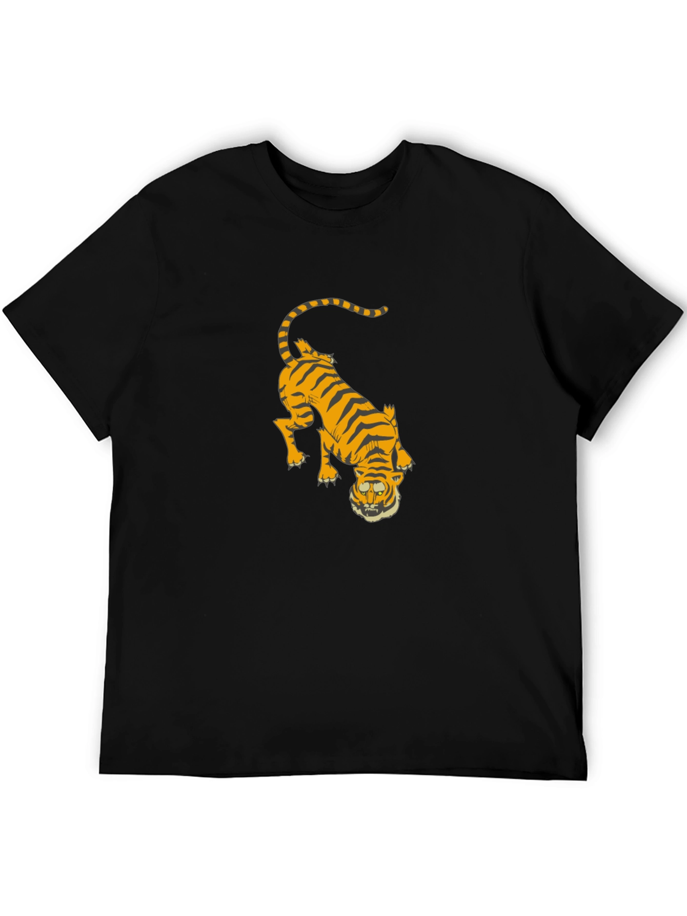 Tiger Graphic Black T-Shirt