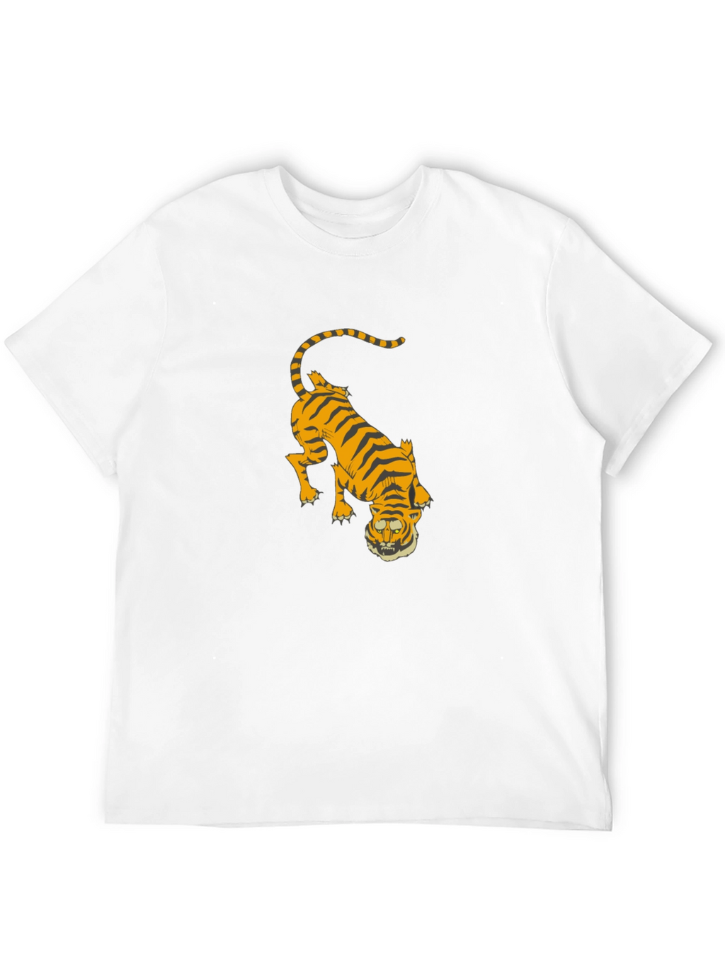 Tiger Graphic Black T-Shirt