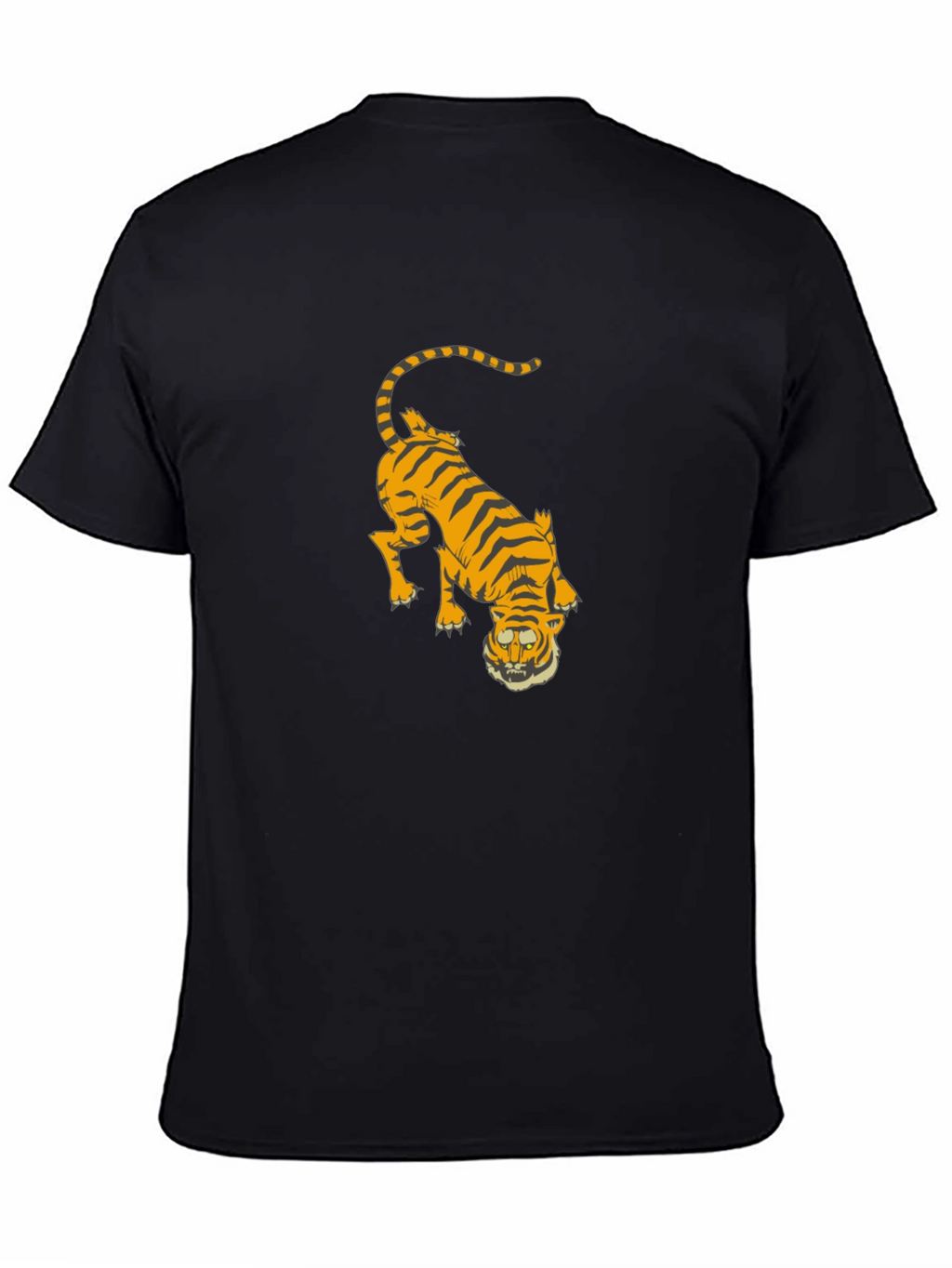 Tiger Graphic Black T-Shirt