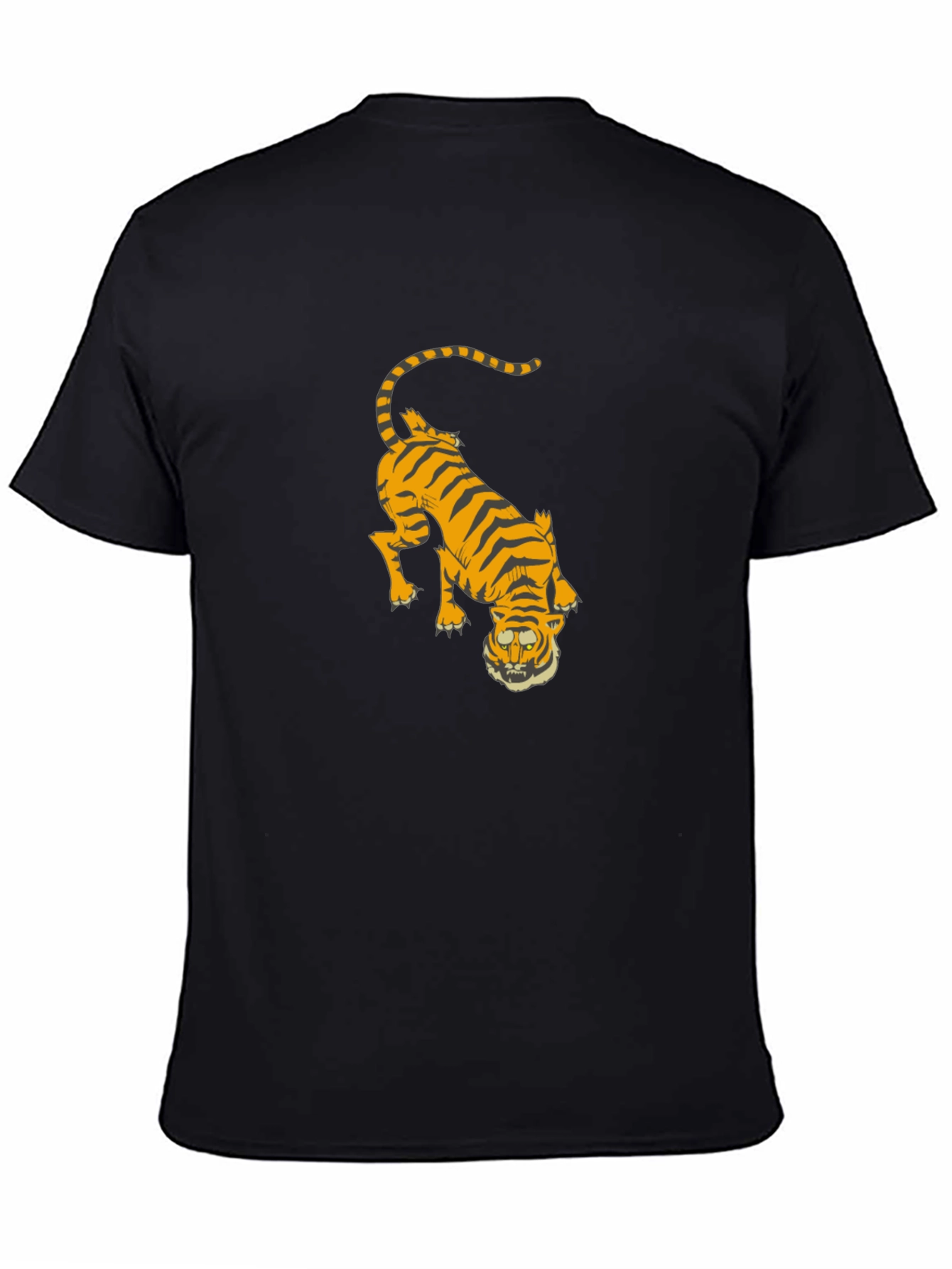 Tiger Graphic Black T-Shirt