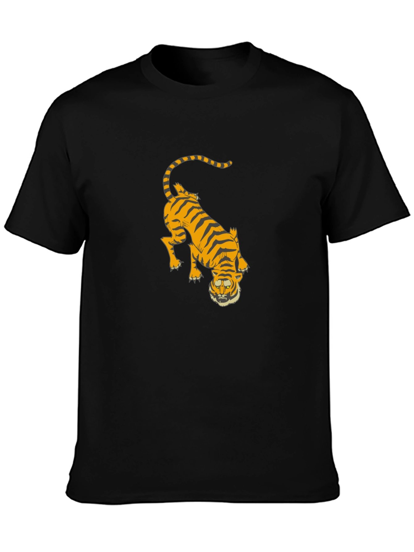 Tiger Graphic Black T-Shirt