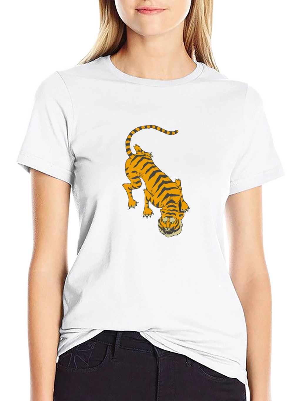 Tiger Graphic Black T-Shirt