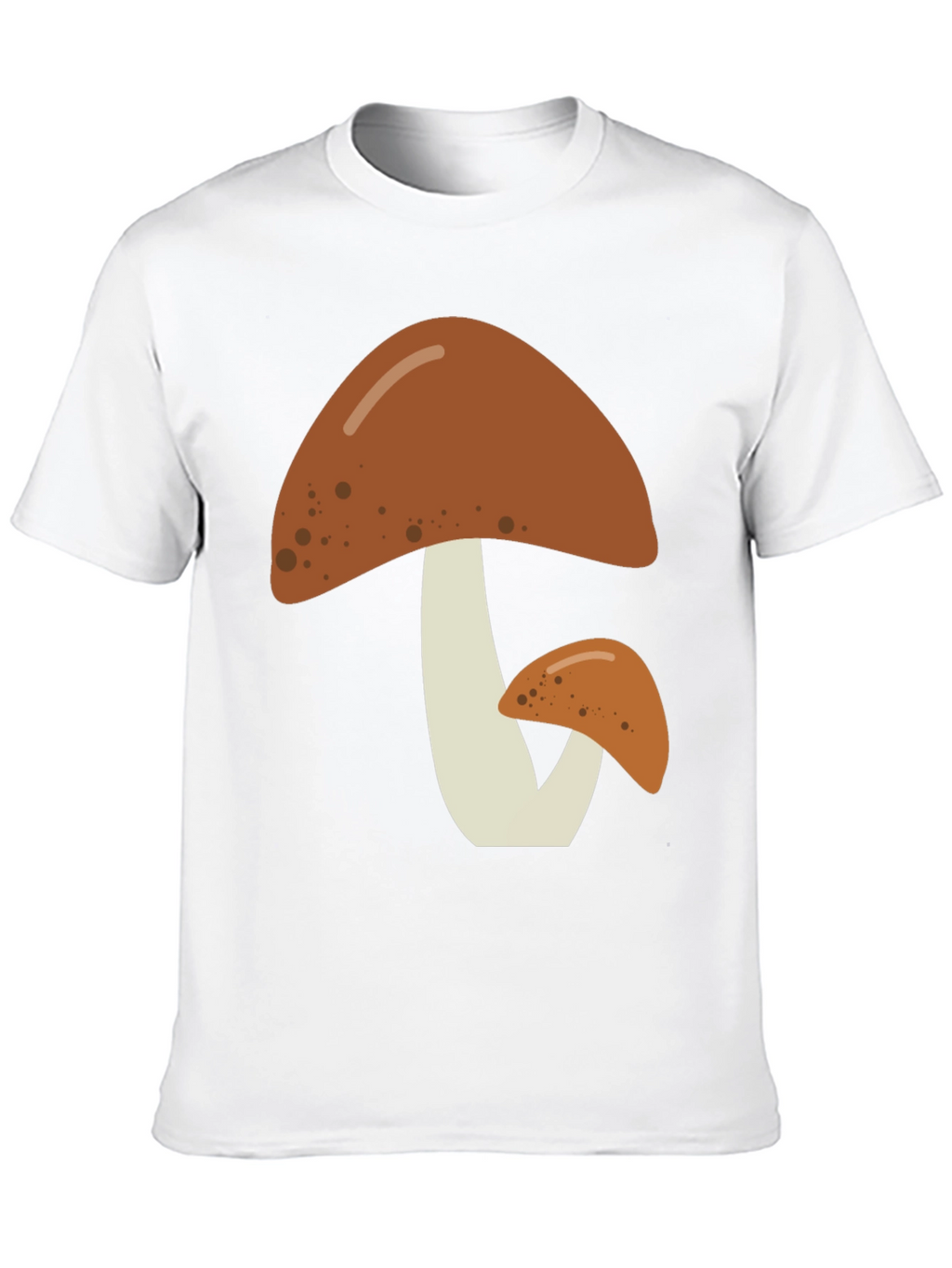 Mushroom Graphic Tee - Nature Lovers Black T-Shirt