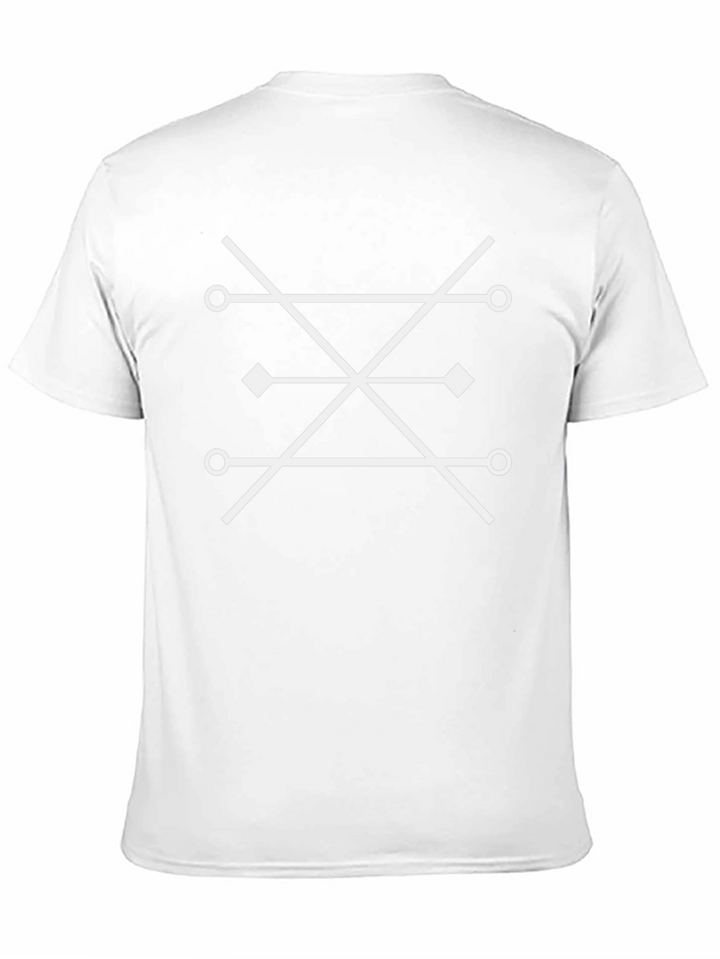 Geometric Graphic Tee - Modern Black T-Shirt