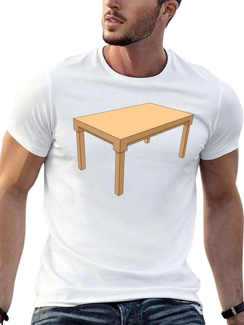 Table Graphic Tee - Modern Casual Style
