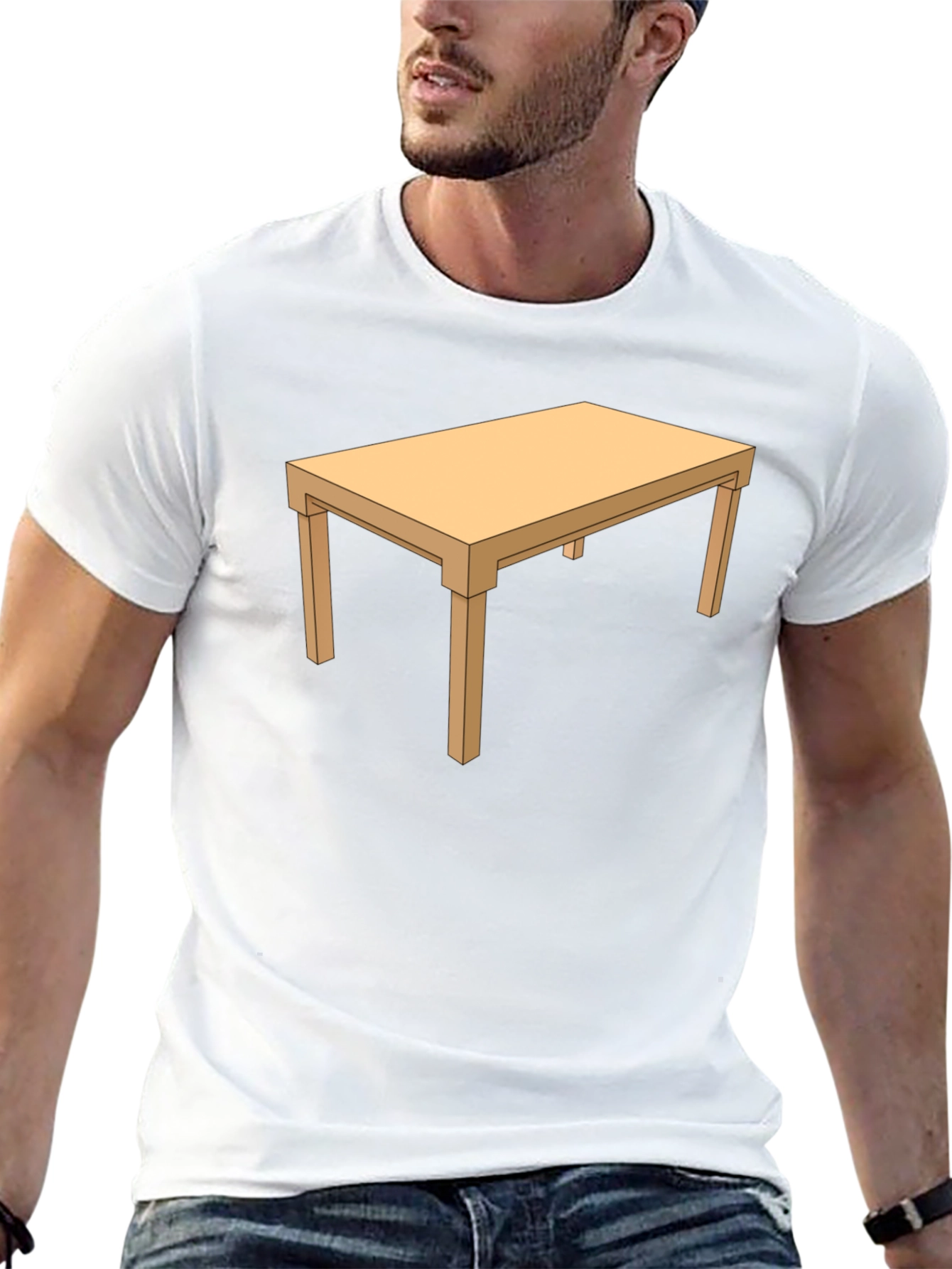 Table Graphic Tee - Modern Casual Style