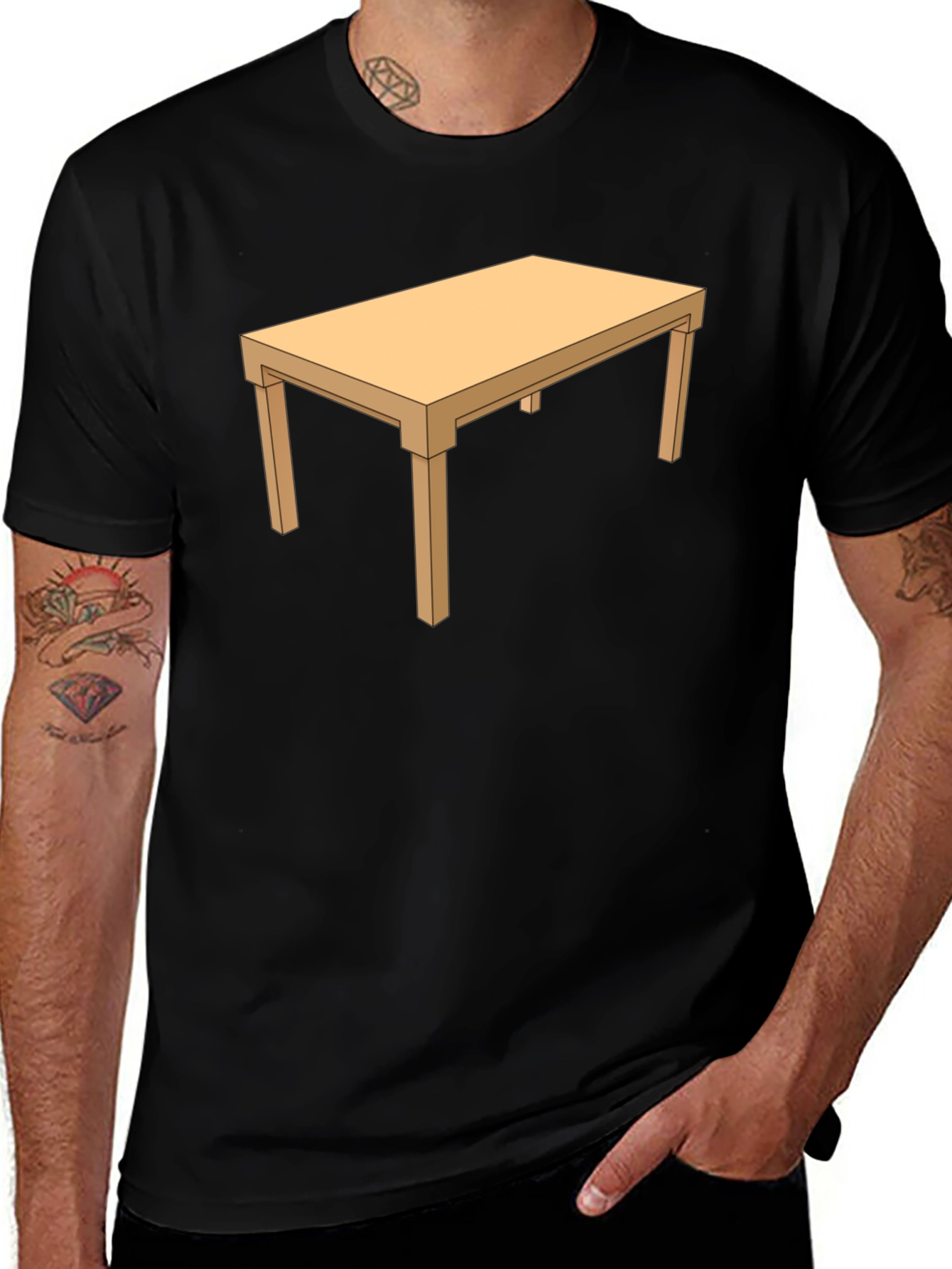 Table Graphic Tee - Modern Casual Style