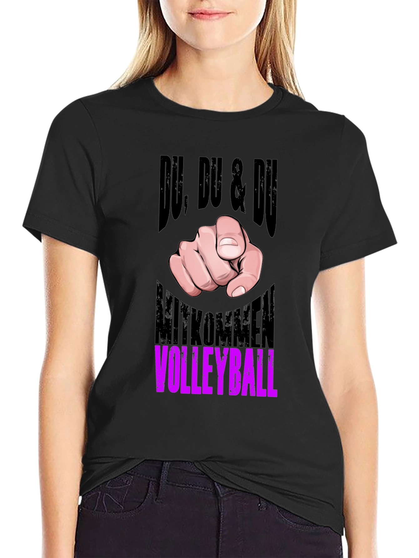 Du Volleyball Graphic Tee