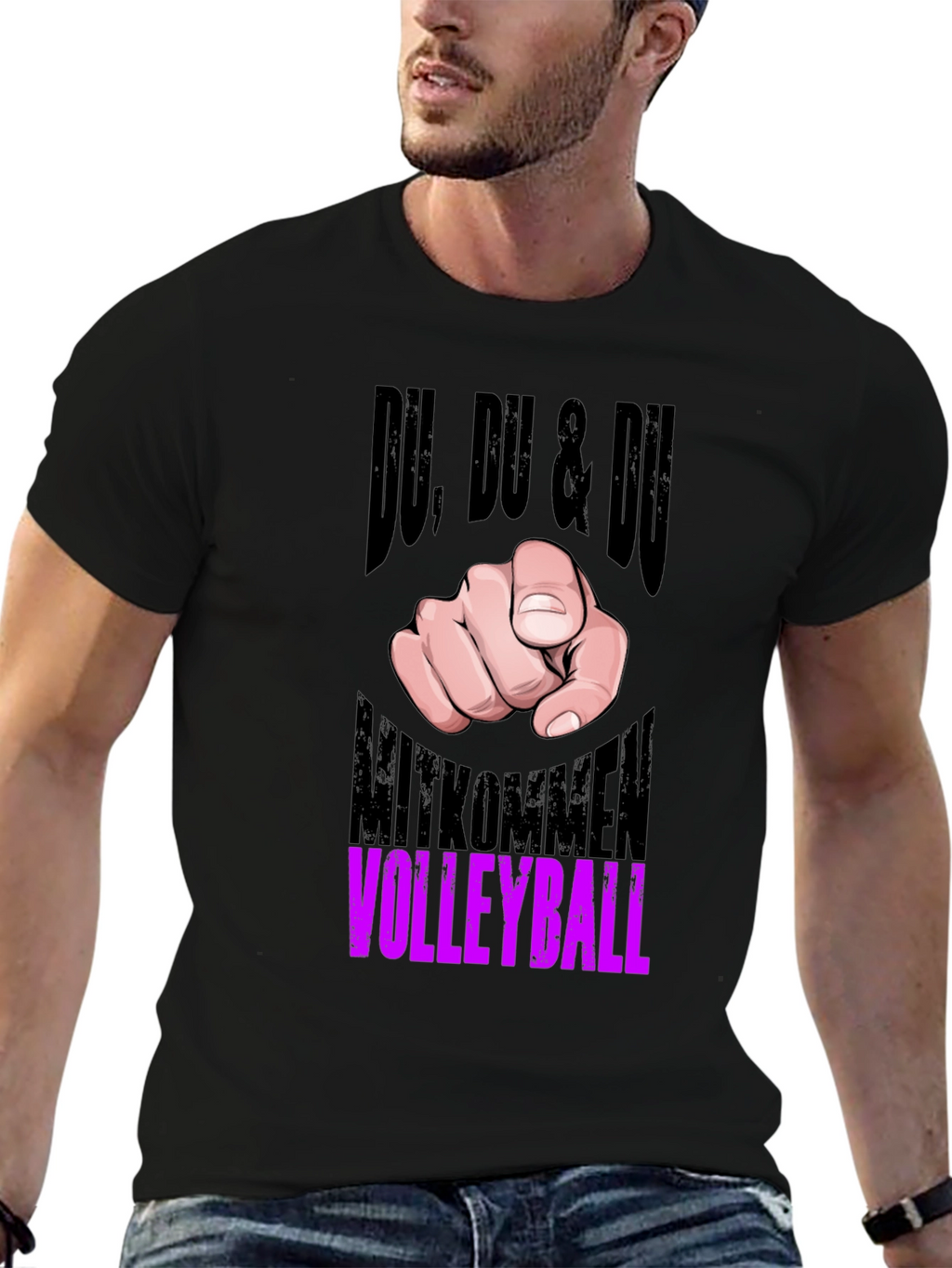 Du Volleyball Graphic Tee