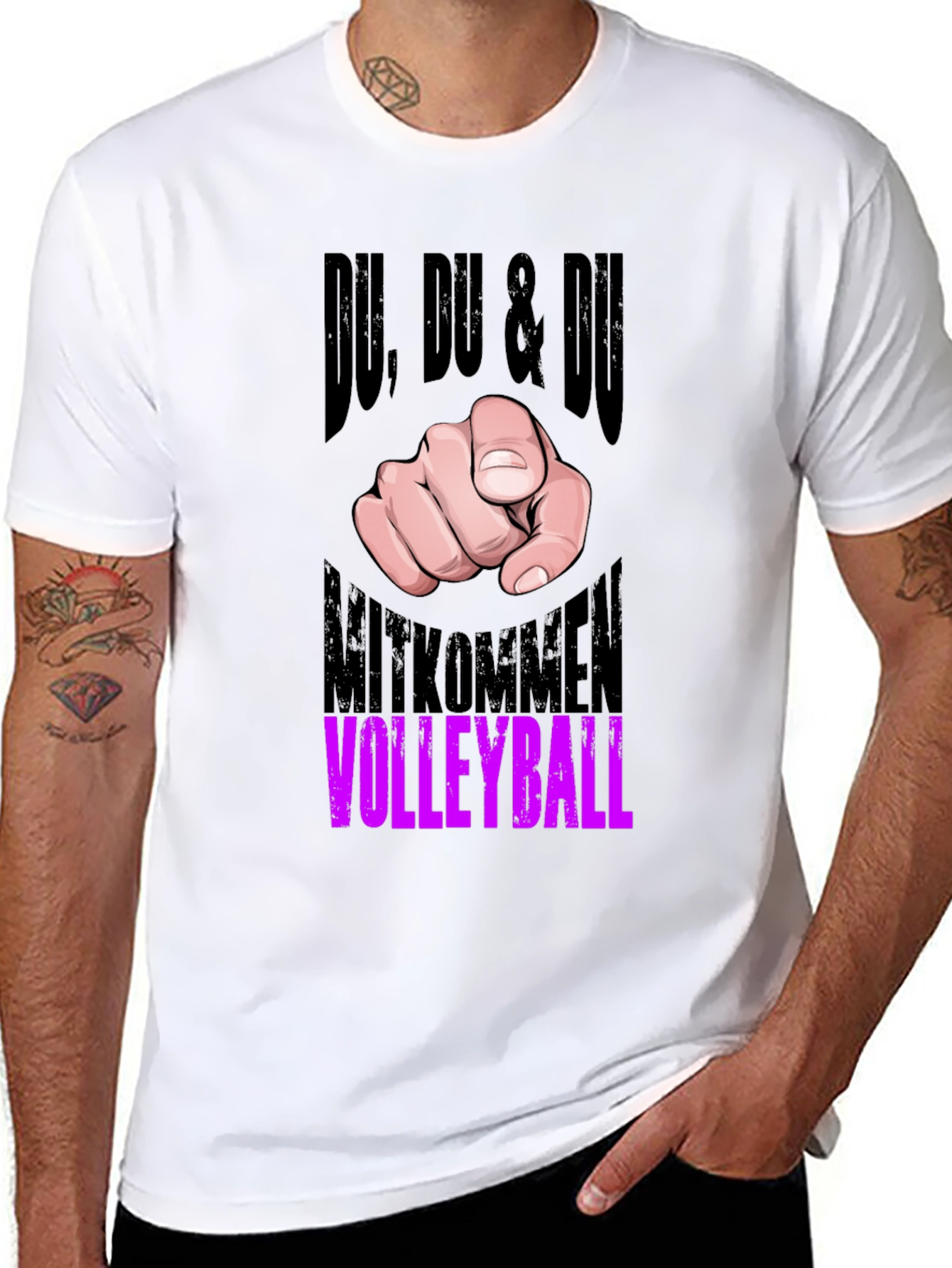 Du Volleyball Graphic Tee