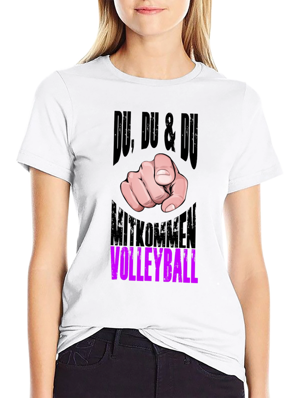 Du Volleyball Graphic Tee