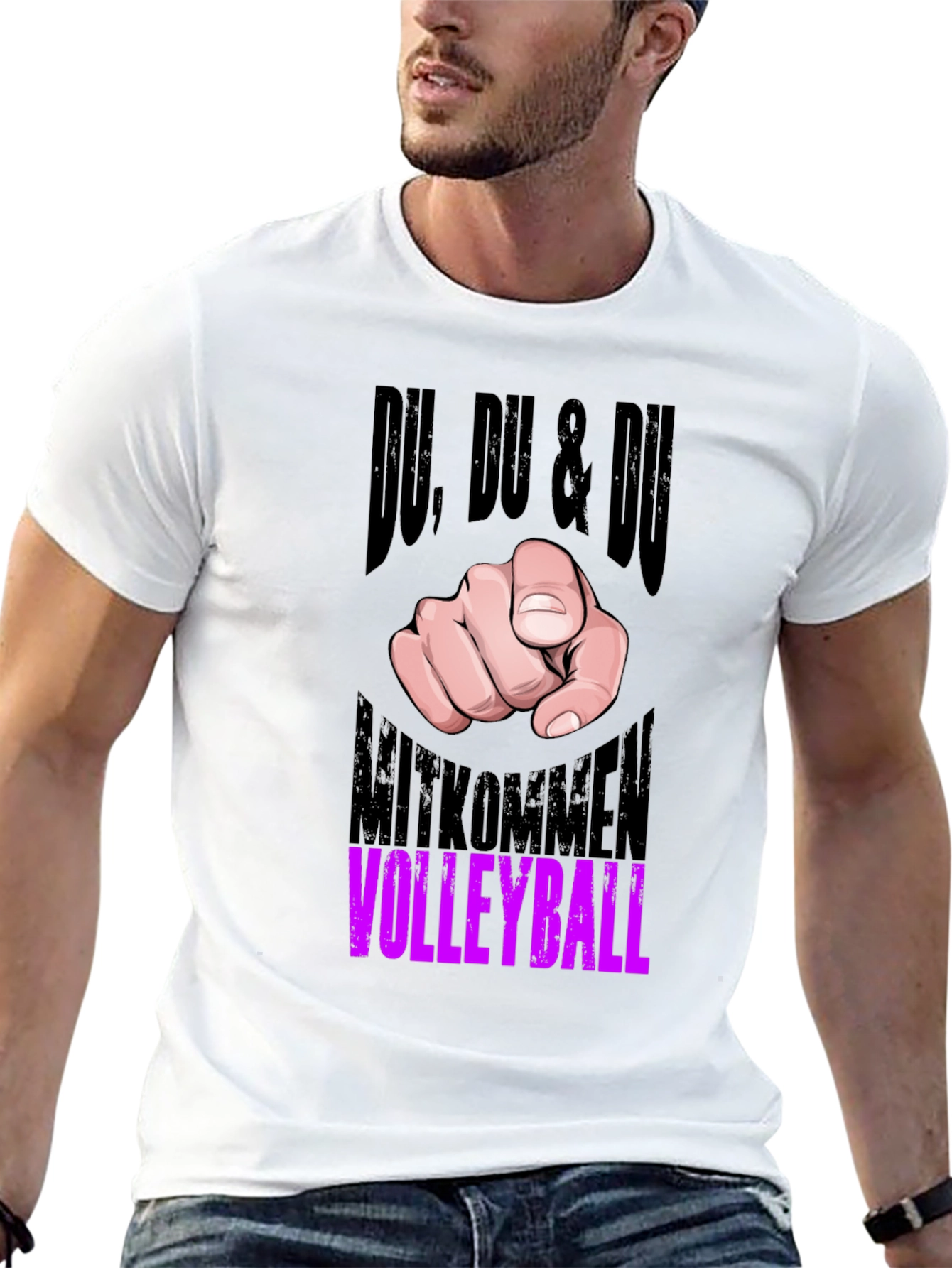Du Volleyball Graphic Tee