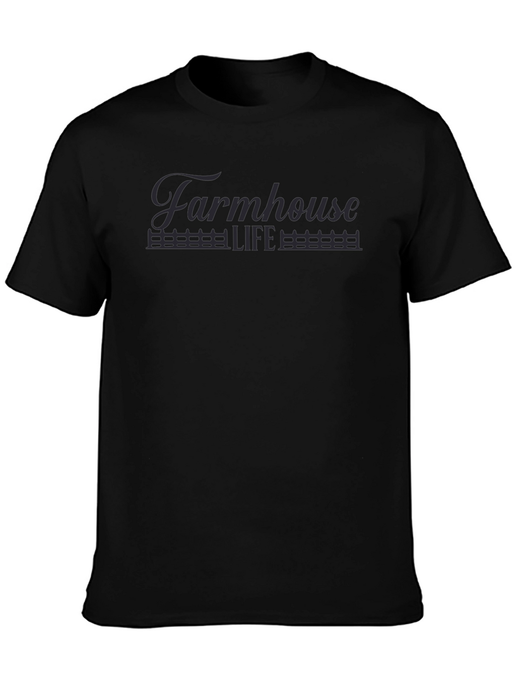 Farmhouse Life Black Graphic Tee