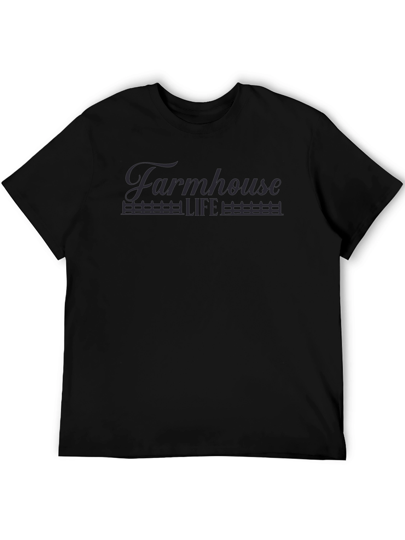 Farmhouse Life Black Graphic Tee