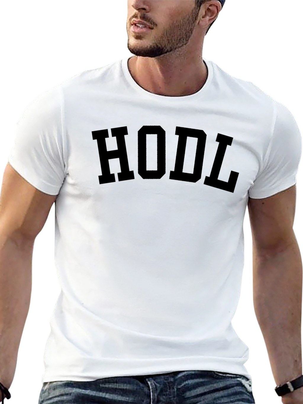 HODL Black T-Shirt - Crypto Investor Apparel