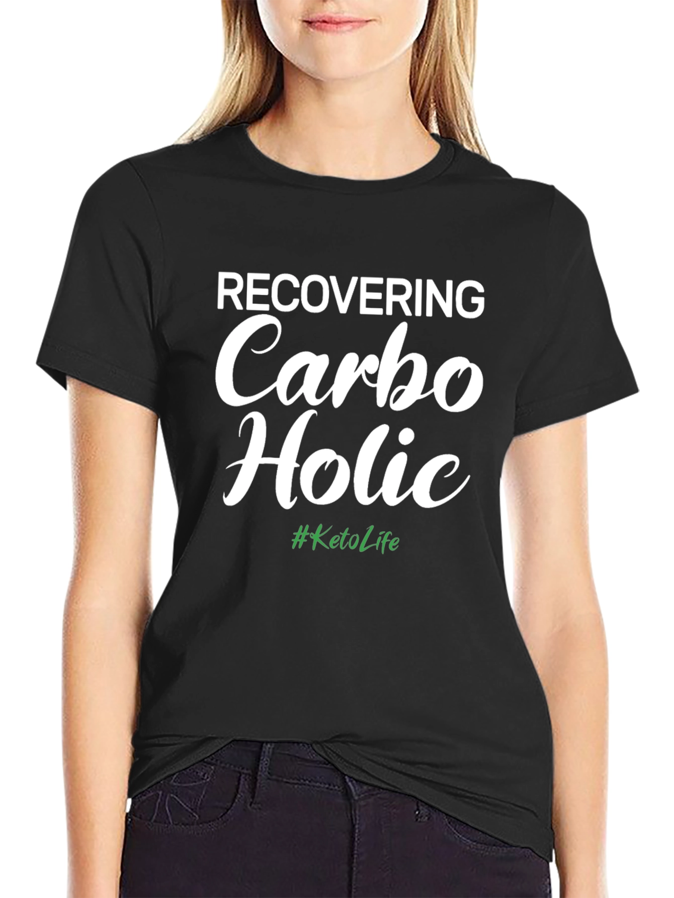 Recovering Carbo Holic Keto Life T-Shirt