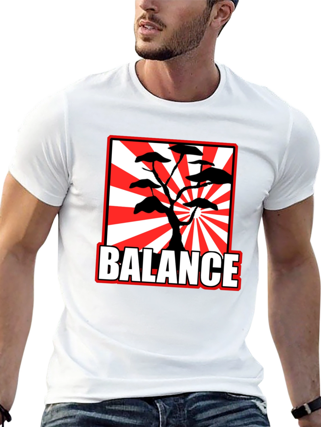 BALANCE Bonsai Tree T-Shirt - Japanese Style