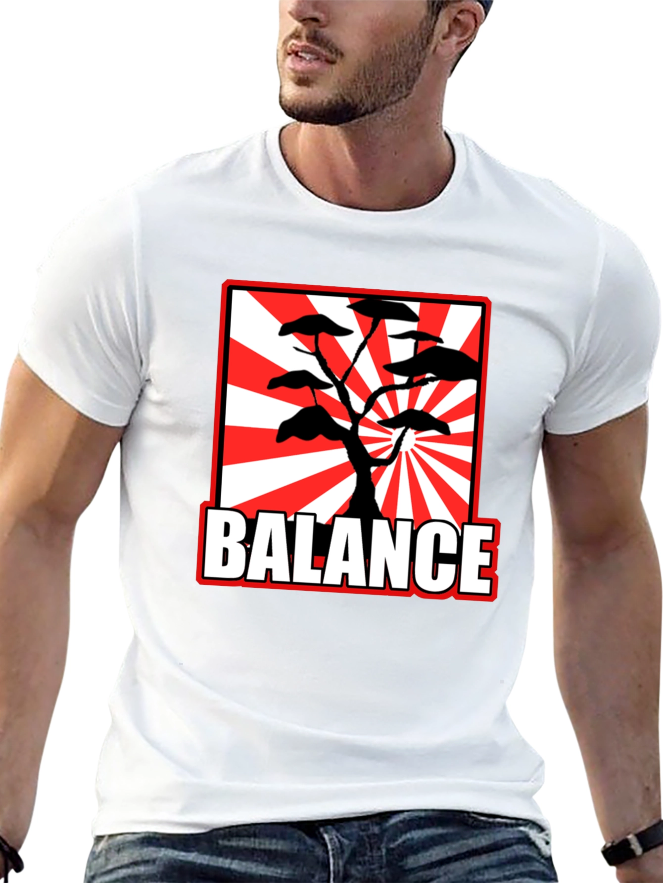 BALANCE Bonsai Tree T-Shirt - Japanese Style