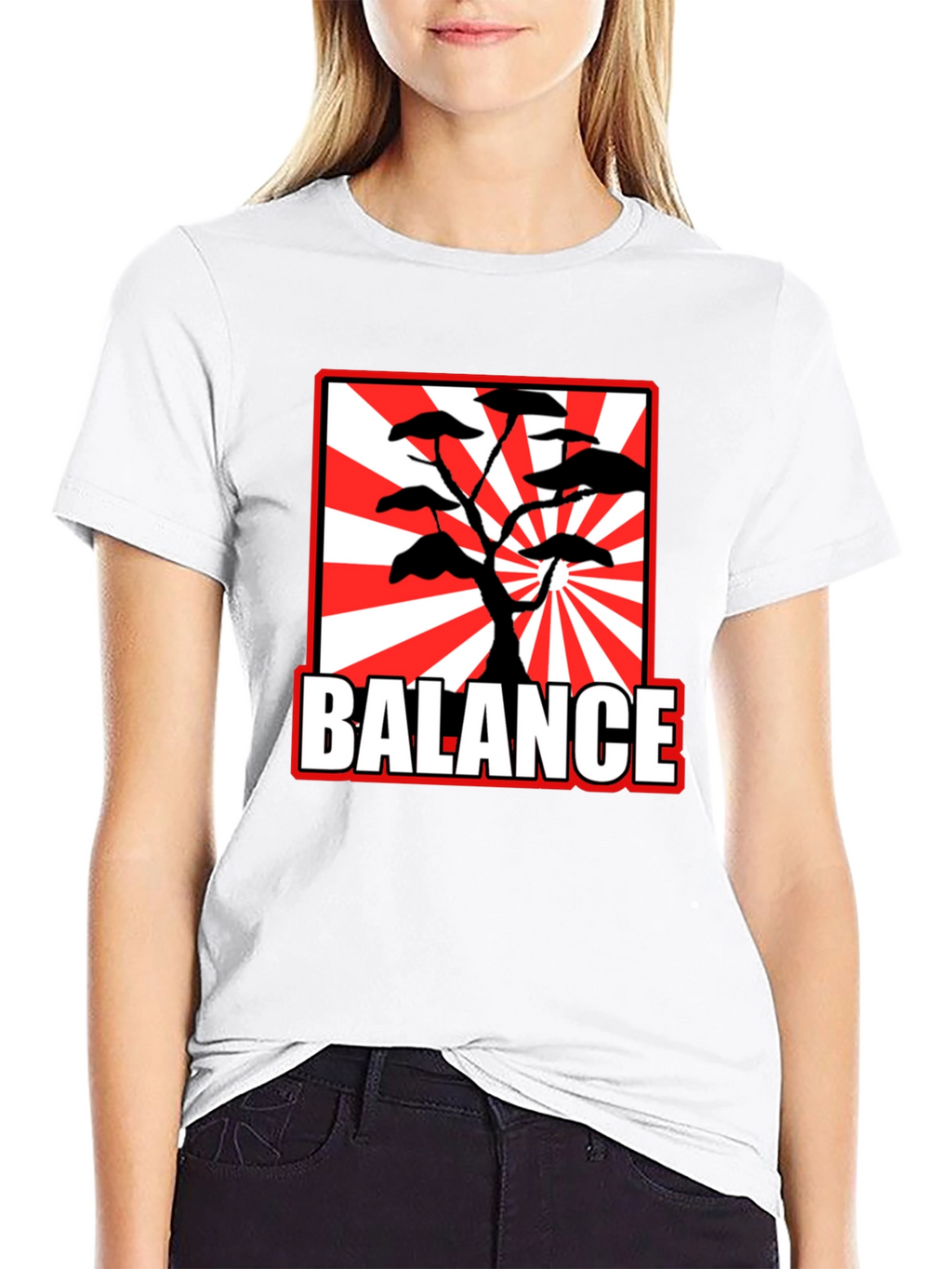 BALANCE Bonsai Tree T-Shirt - Japanese Style