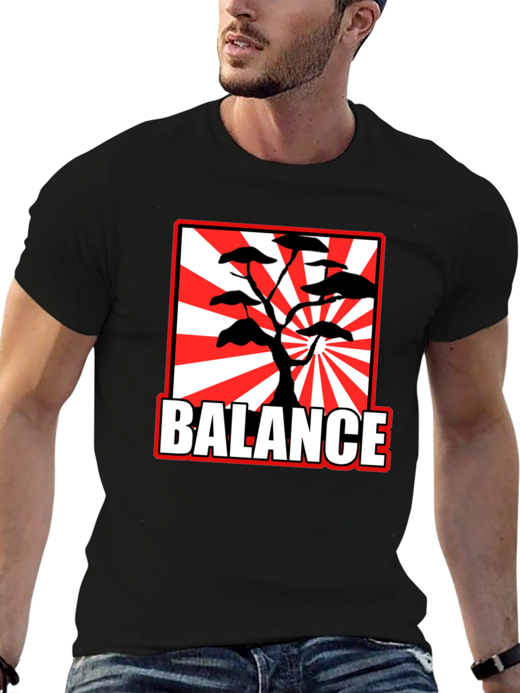 BALANCE Bonsai Tree T-Shirt - Japanese Style