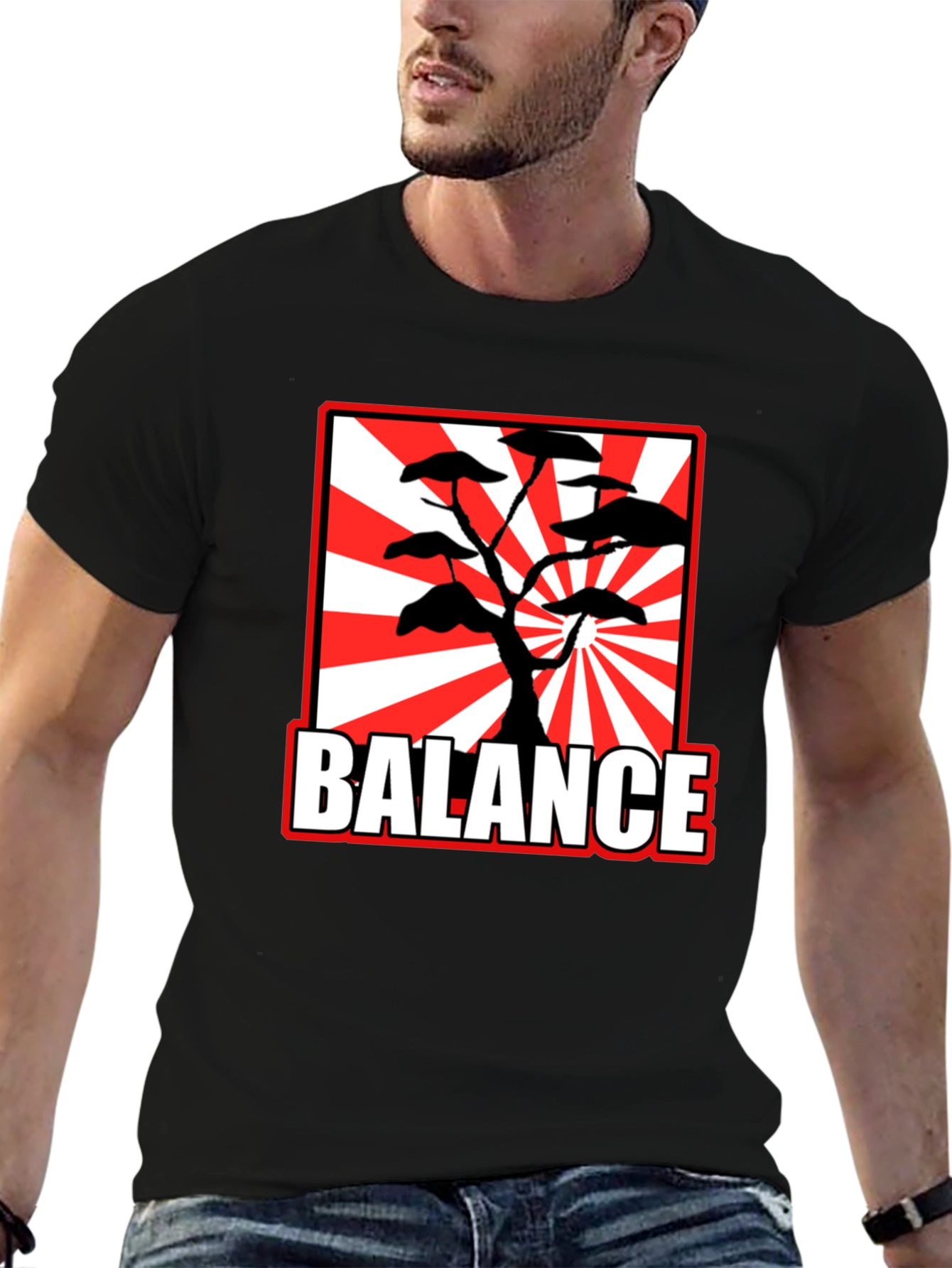 BALANCE Bonsai Tree T-Shirt - Japanese Style