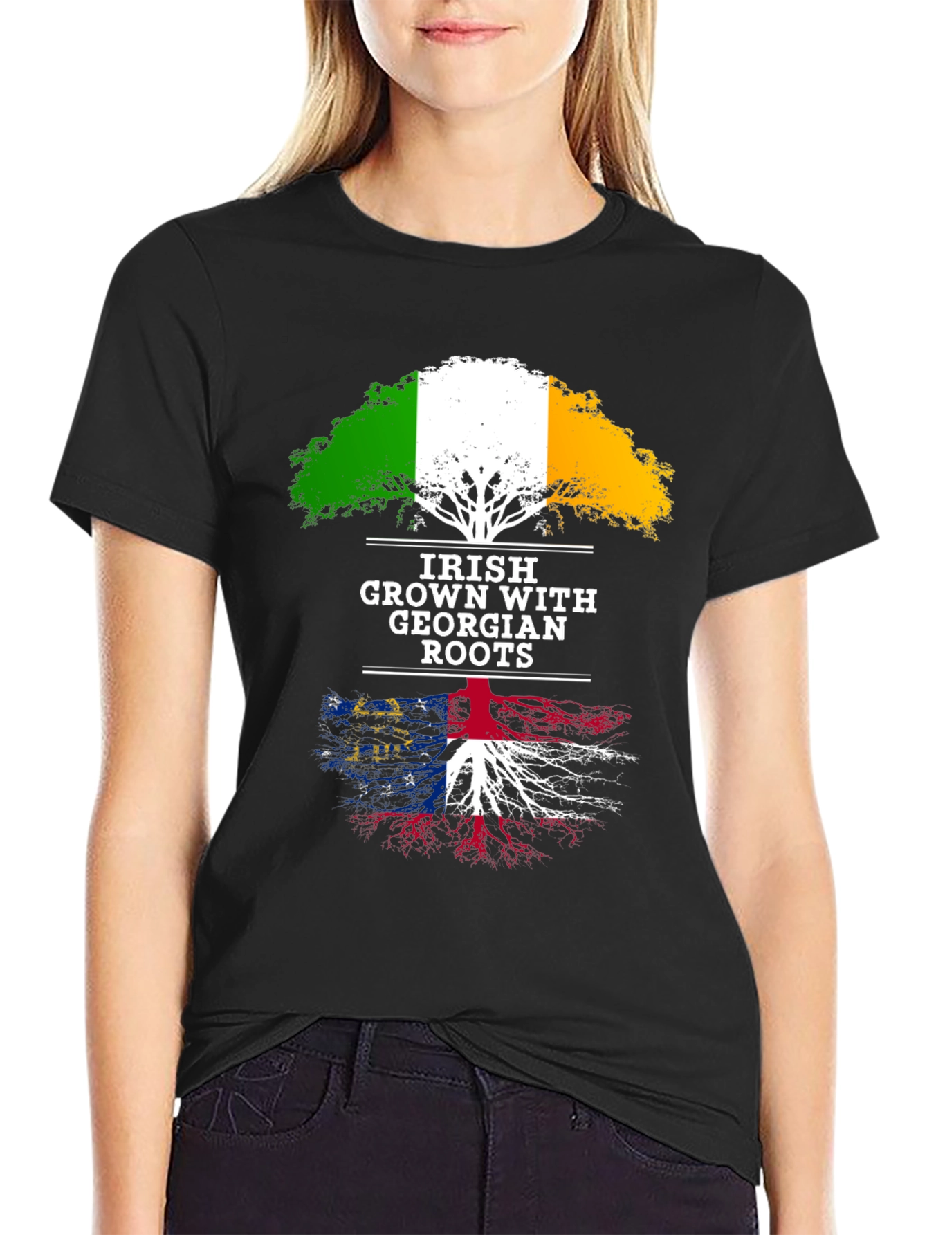 Irish Grown with Georgian Roots T-Shirt