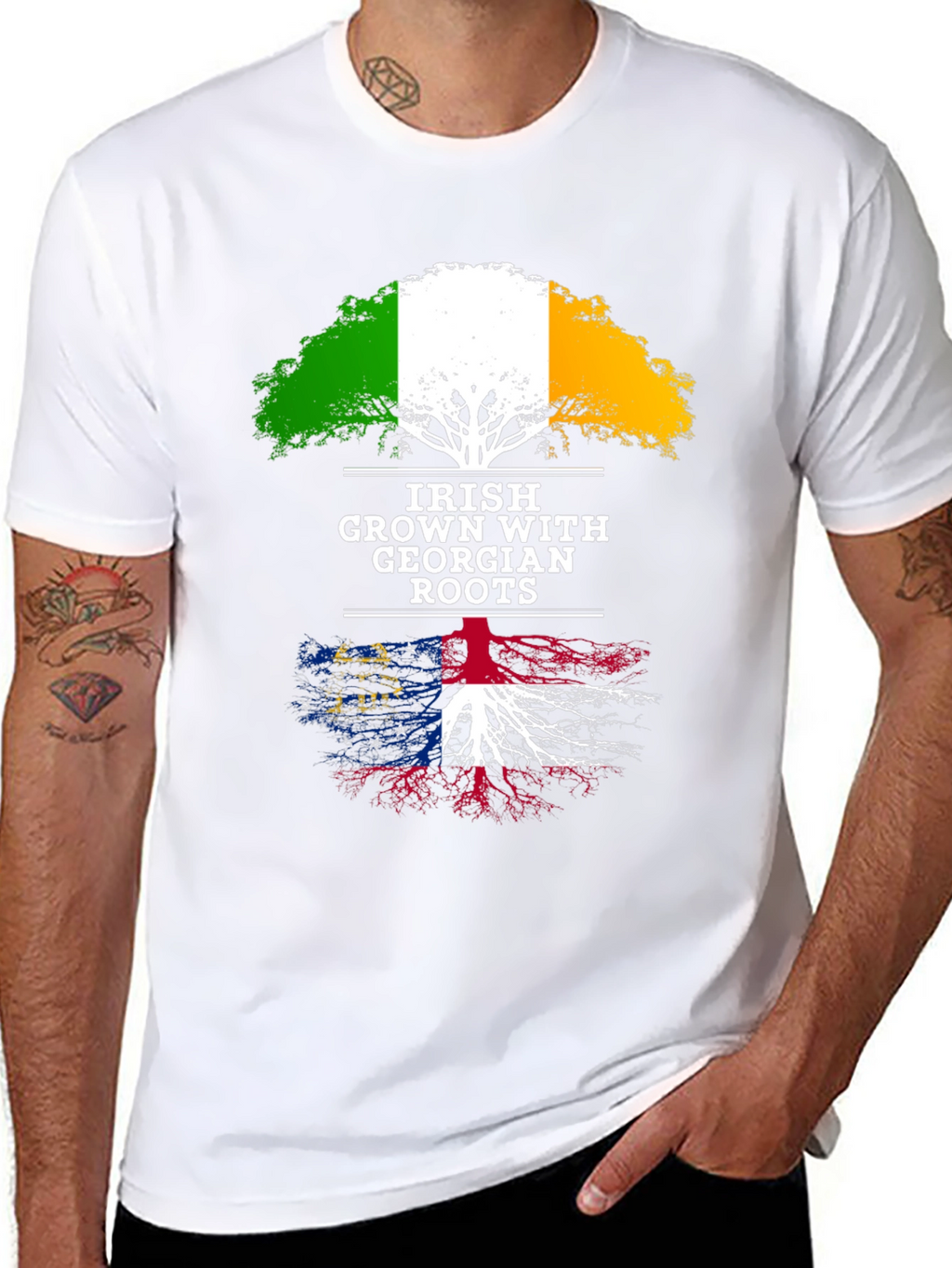 Irish Grown with Georgian Roots T-Shirt