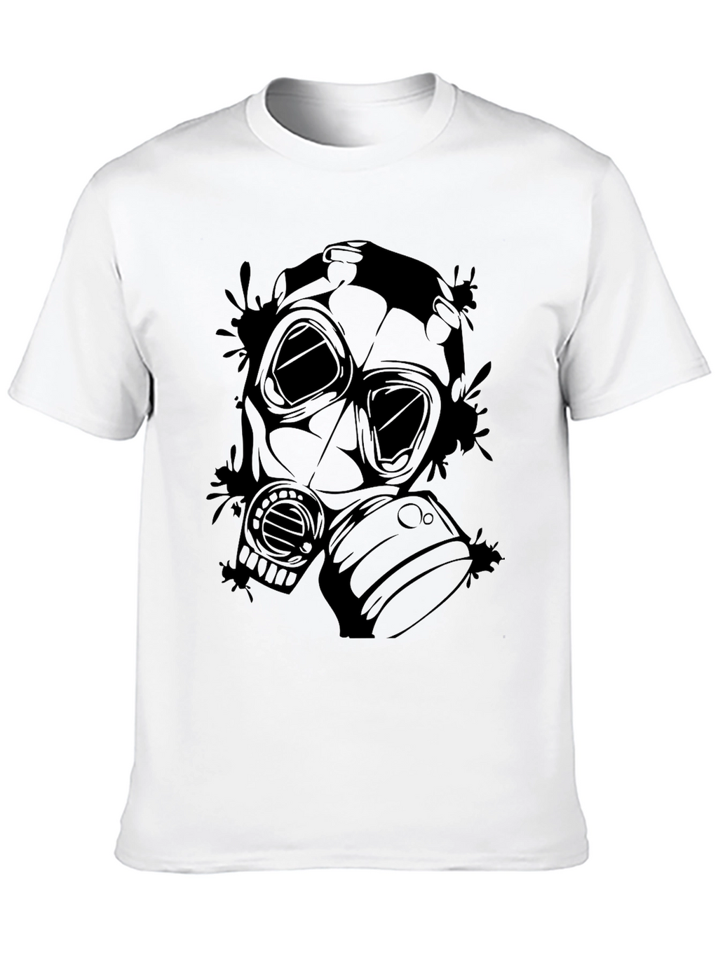 Gas Mask Graphic T-Shirt - Dark Design
