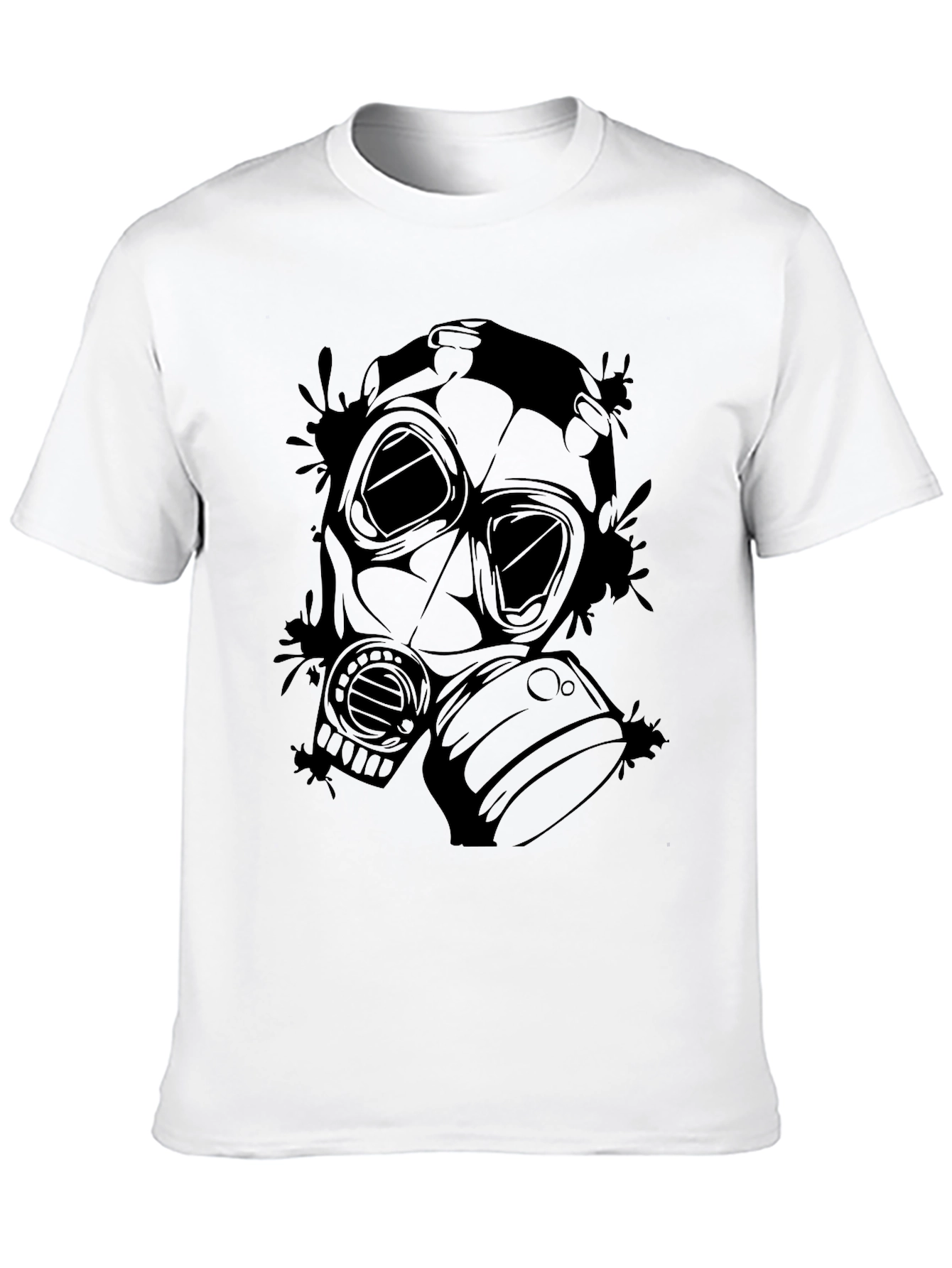 Gas Mask Graphic T-Shirt - Dark Design