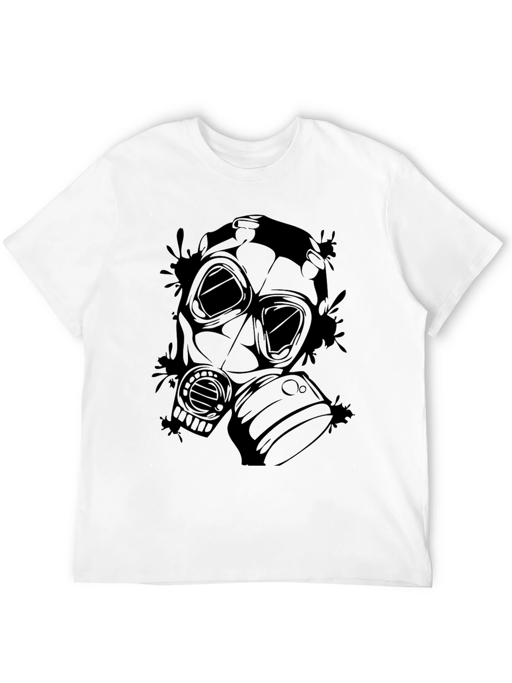 Gas Mask Graphic T-Shirt - Dark Design