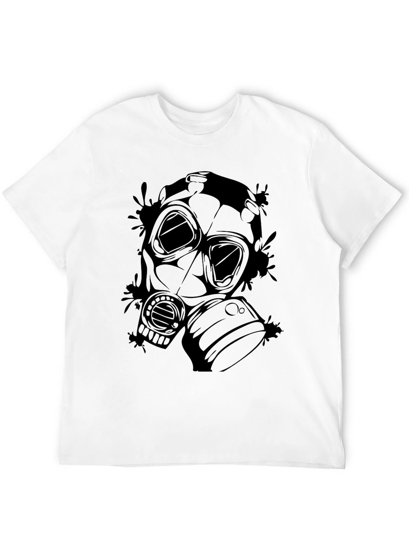 Gas Mask Graphic T-Shirt - Dark Design
