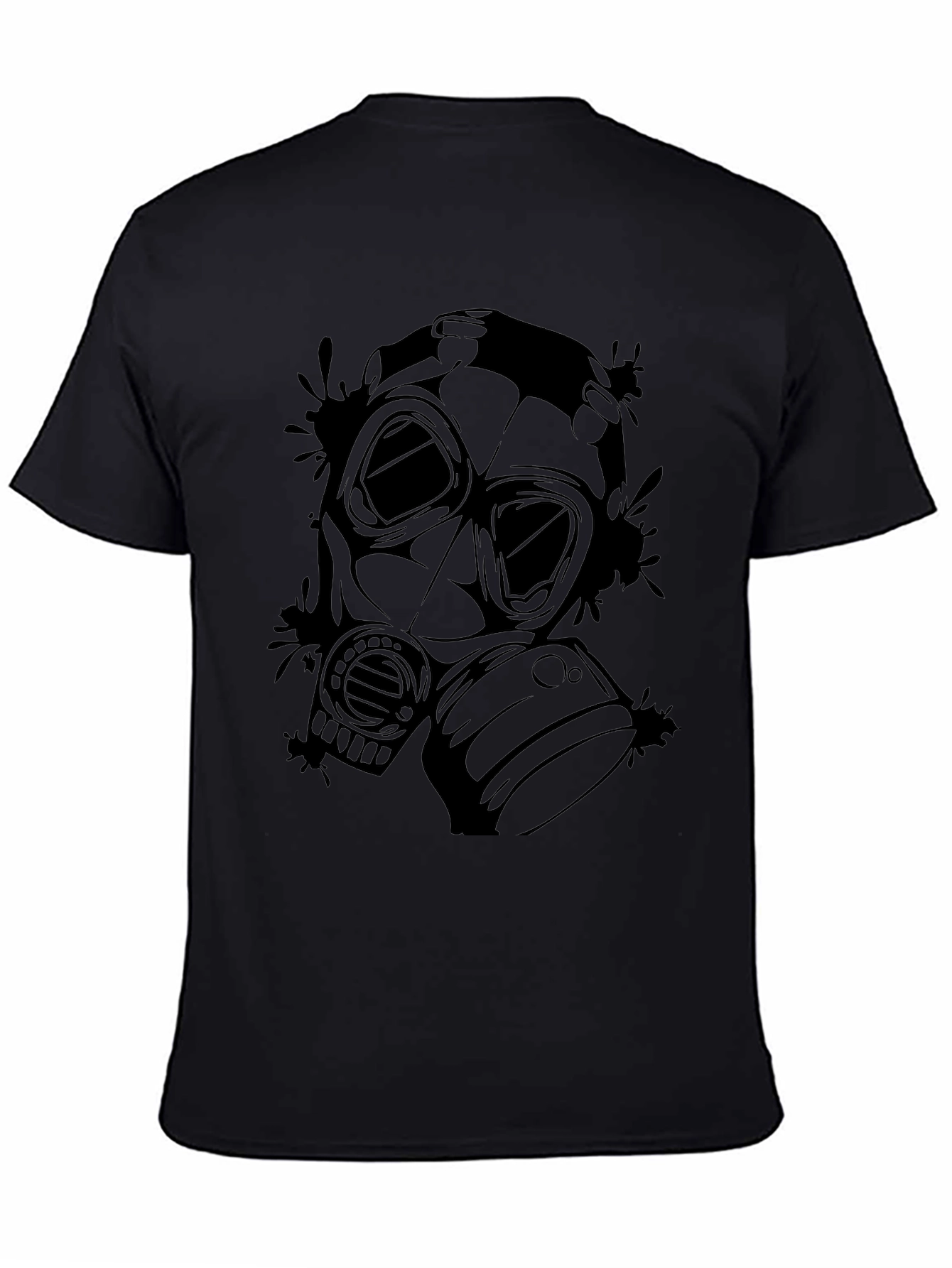 Gas Mask Graphic T-Shirt - Dark Design