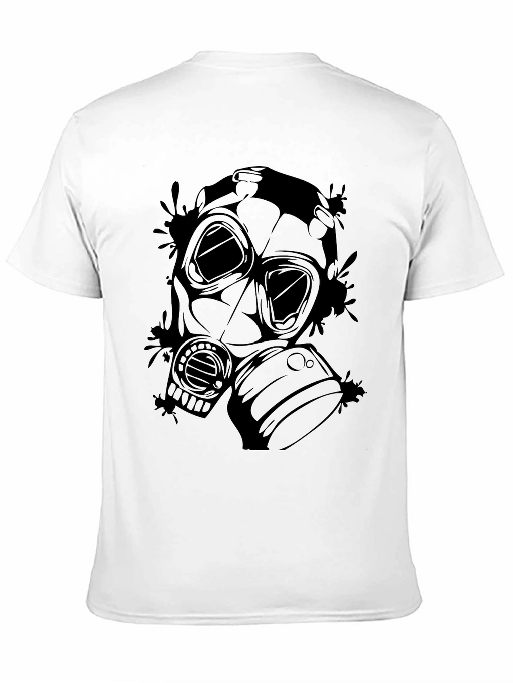Gas Mask Graphic T-Shirt - Dark Design