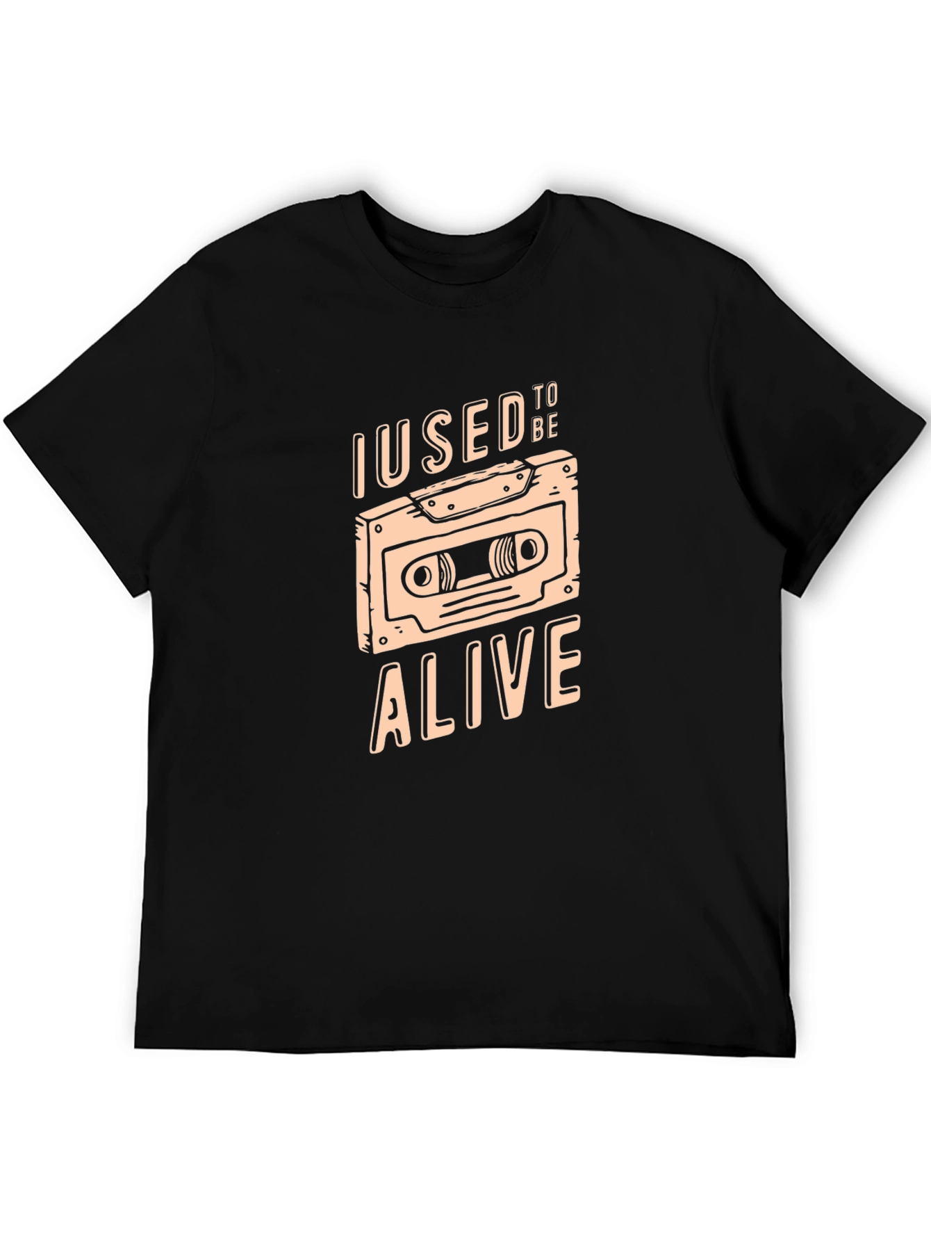 I Used To Be Alive Cassette Tape Graphic Tee