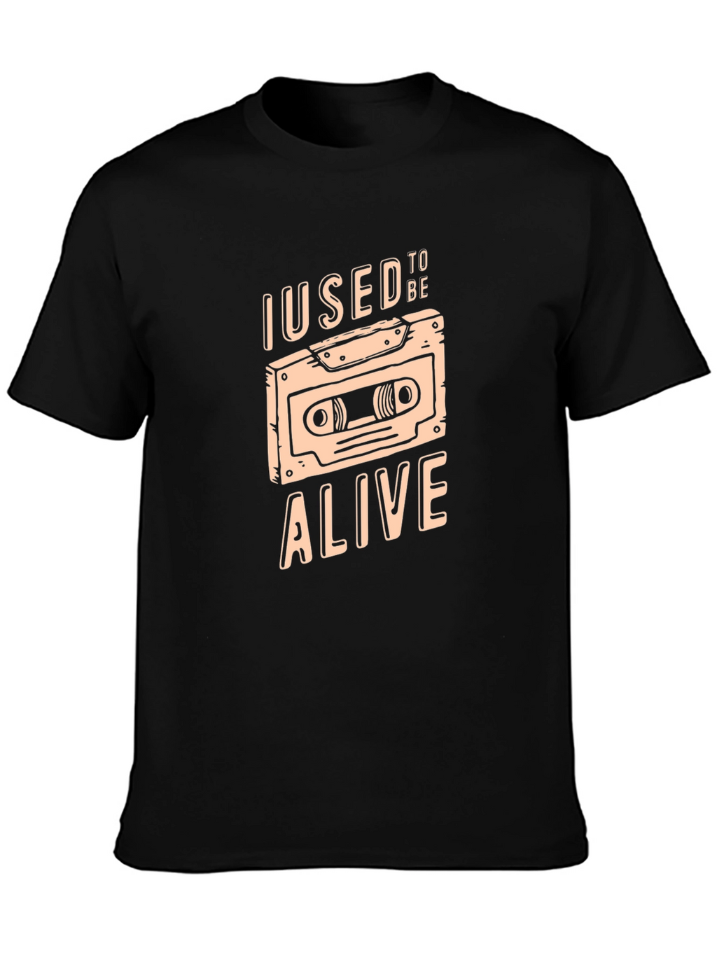 I Used To Be Alive Cassette Tape Graphic Tee