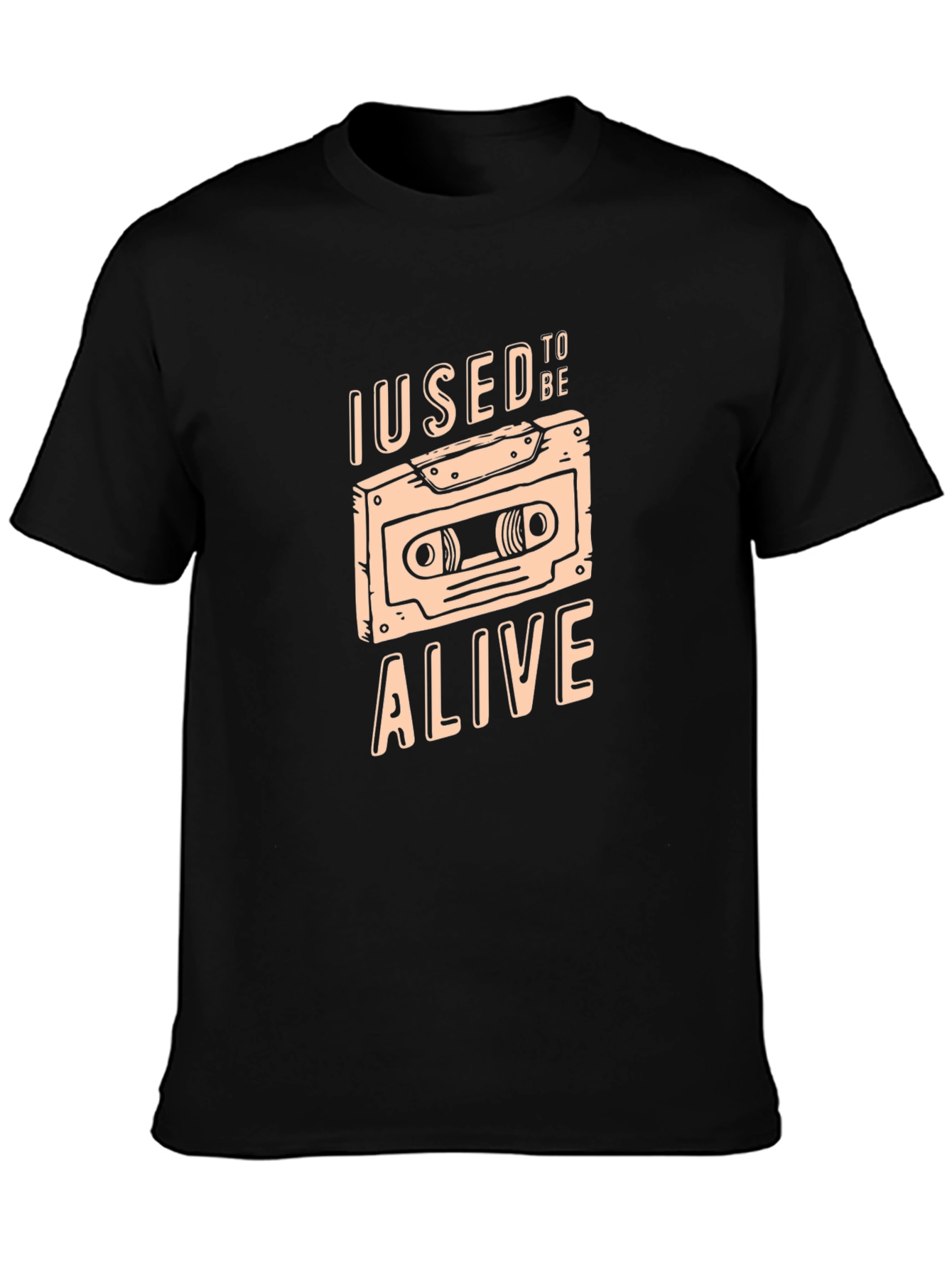 I Used To Be Alive Cassette Tape Graphic Tee