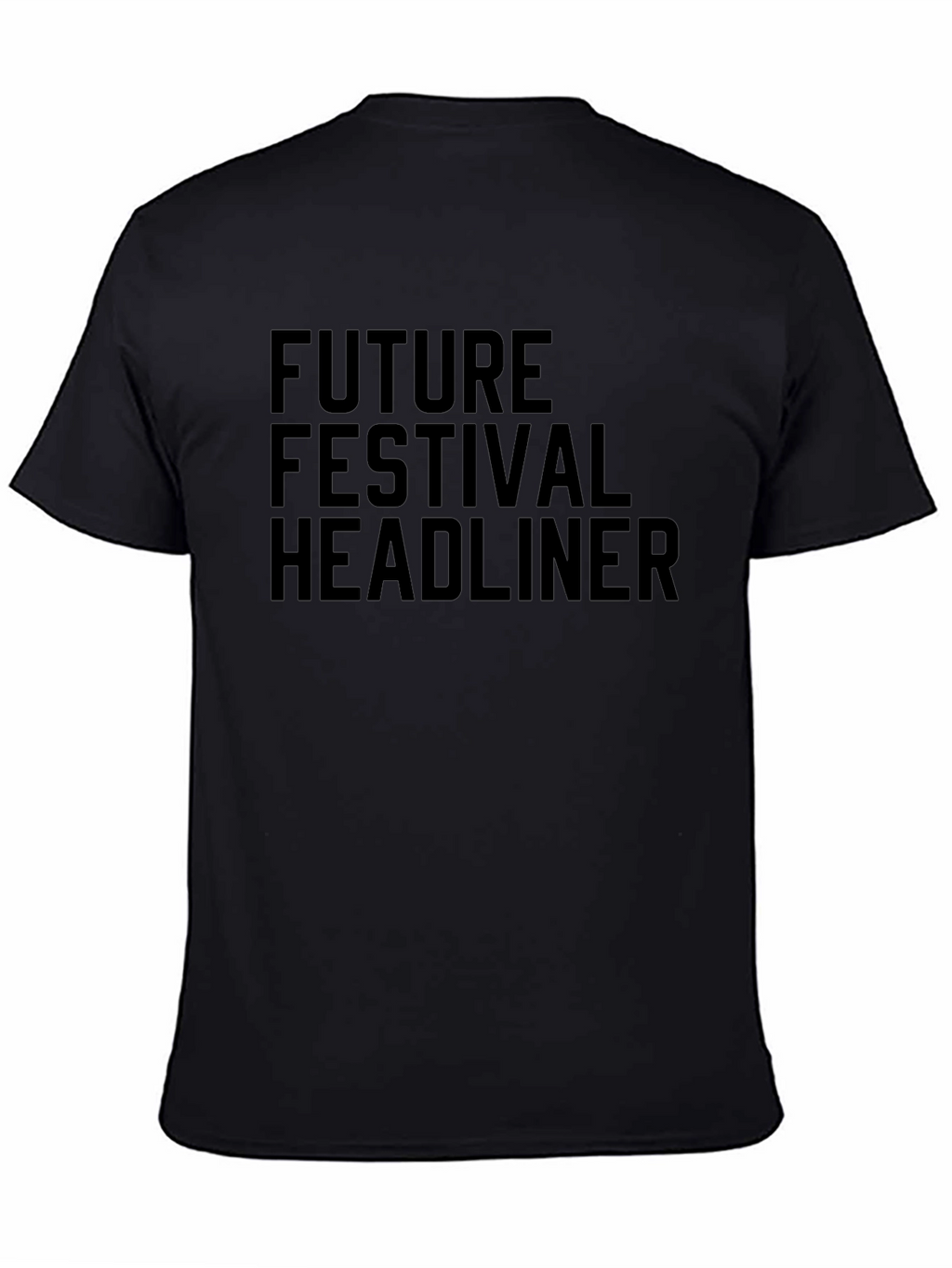 Future Festival Headliner Black T-Shirt