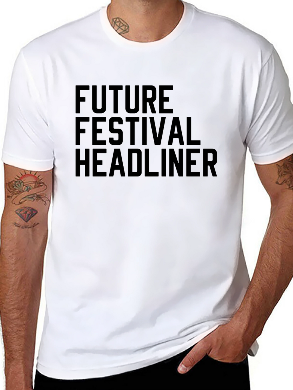 Future Festival Headliner Black T-Shirt