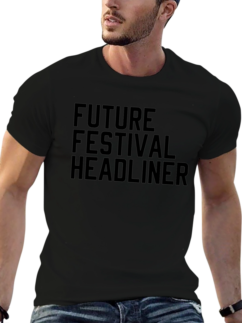 Future Festival Headliner Black T-Shirt